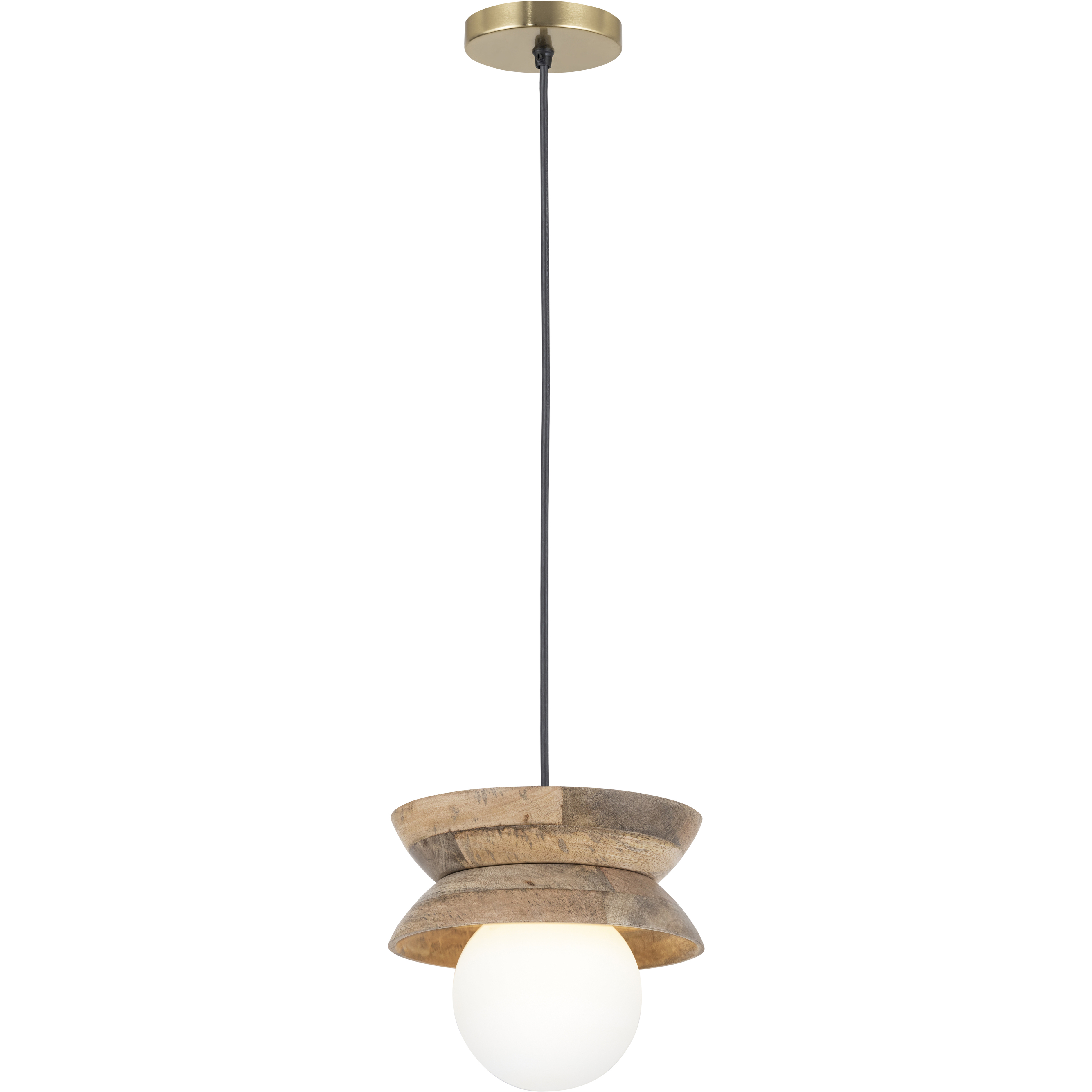 Kali 1 Light 9.8 inch Natural Pendant Ceiling Light