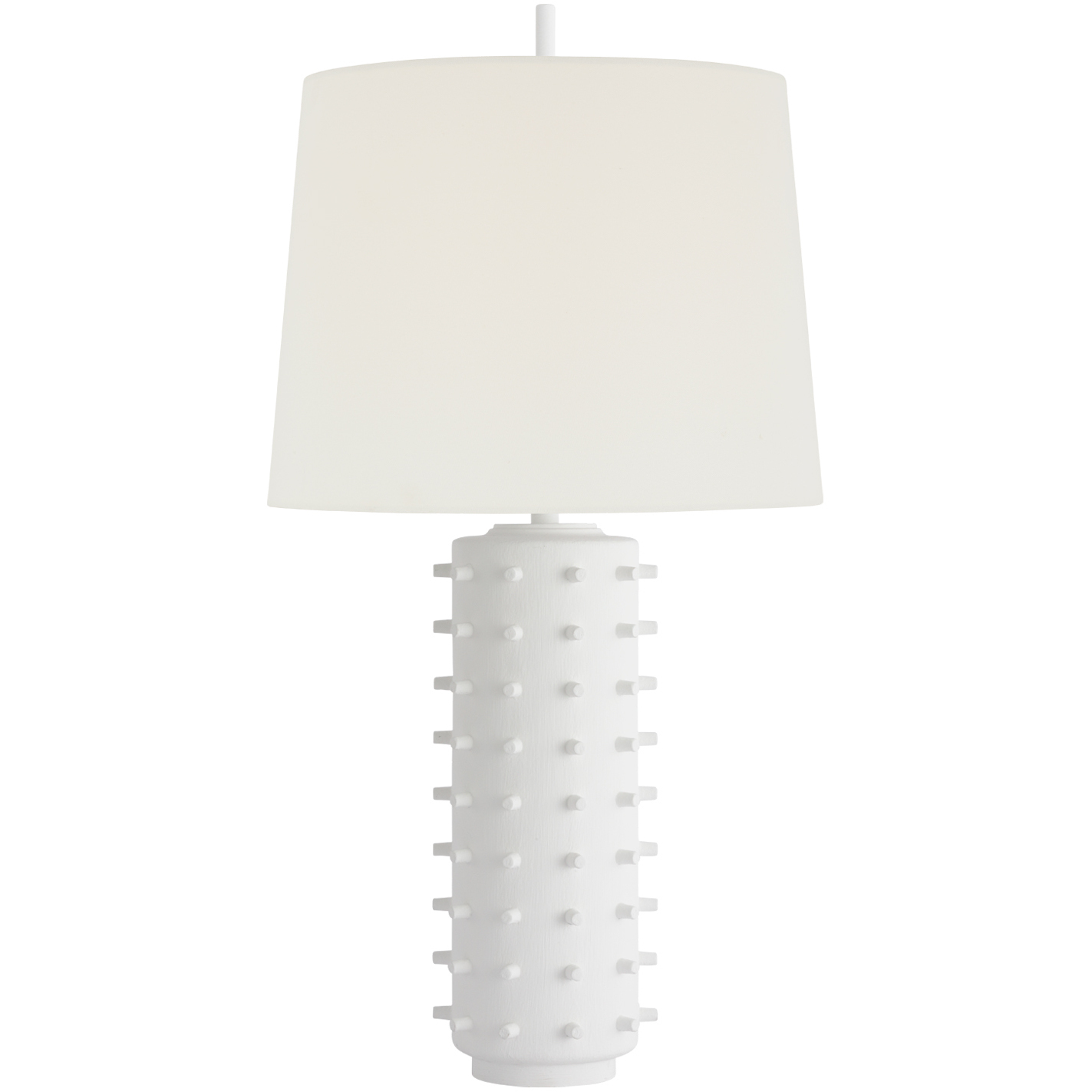 Thomas O'Brien Biarritz 29 inch 15 watt Plaster White Table Lamp Portable Light, Medium