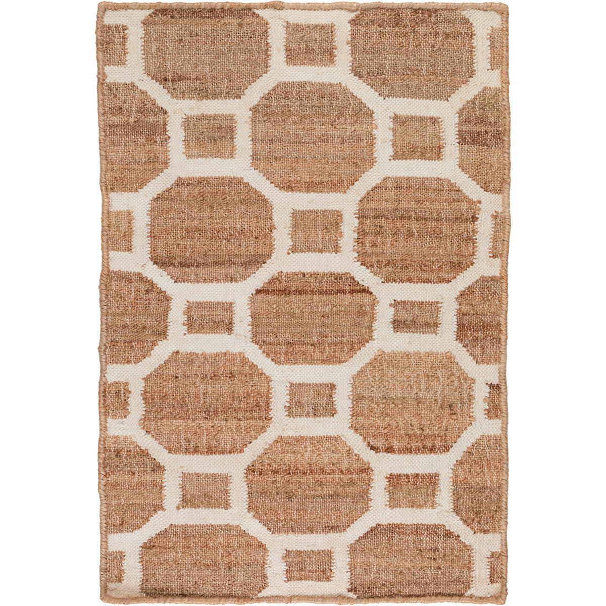 Seaport 36 X 24 inch Brown and Neutral Area Rug, Jute and Viscose