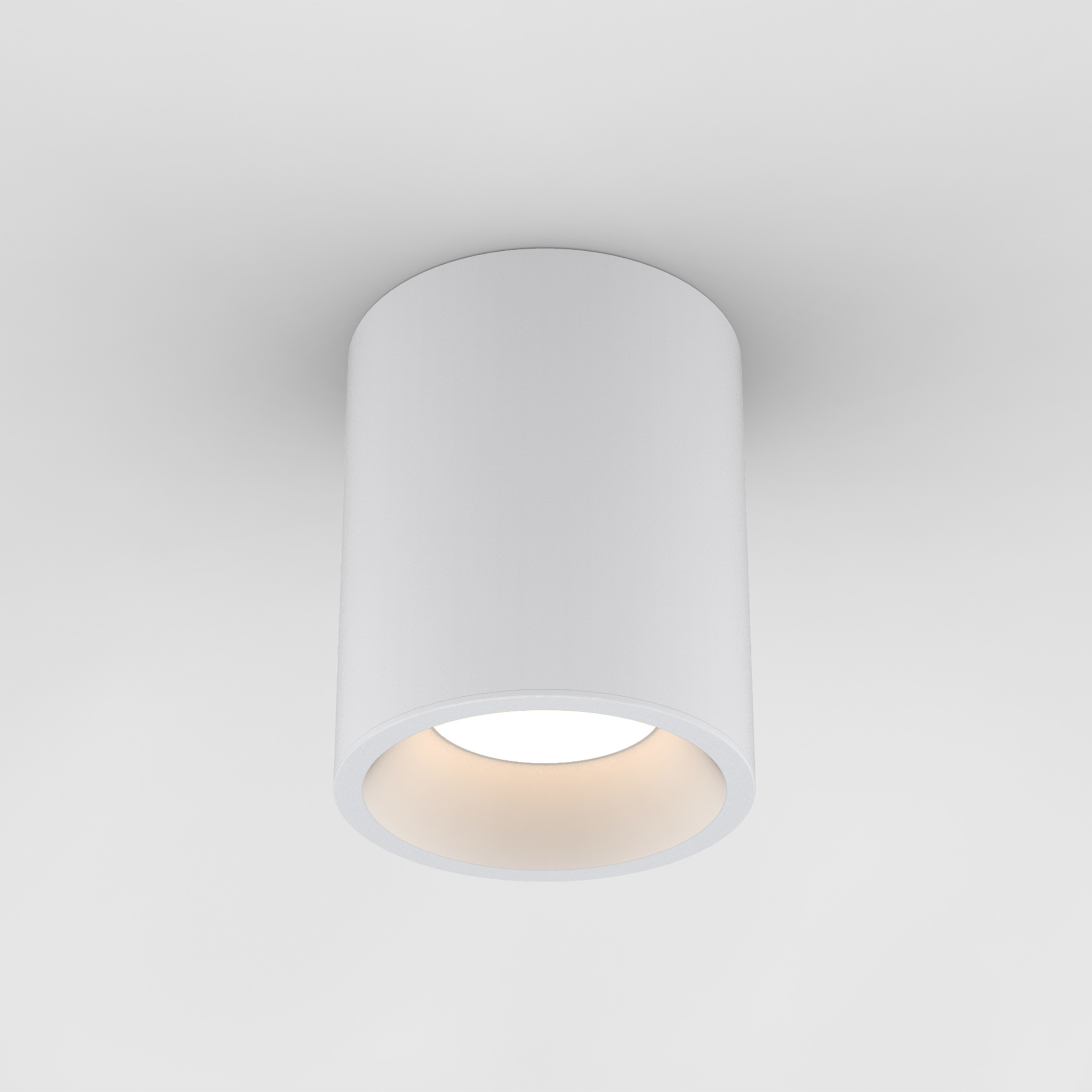 Kos LED 4.53 inch Textured White Exterior Downlight in 2700K