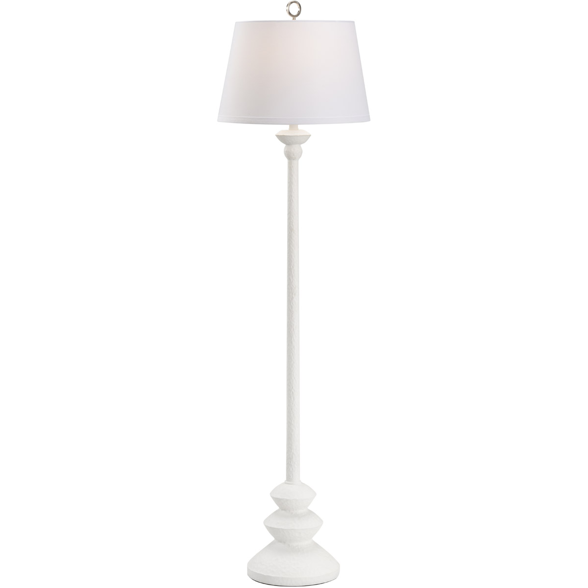 Larry Laslo 70 inch 100.00 watt Matte White Floor Lamp Portable Light