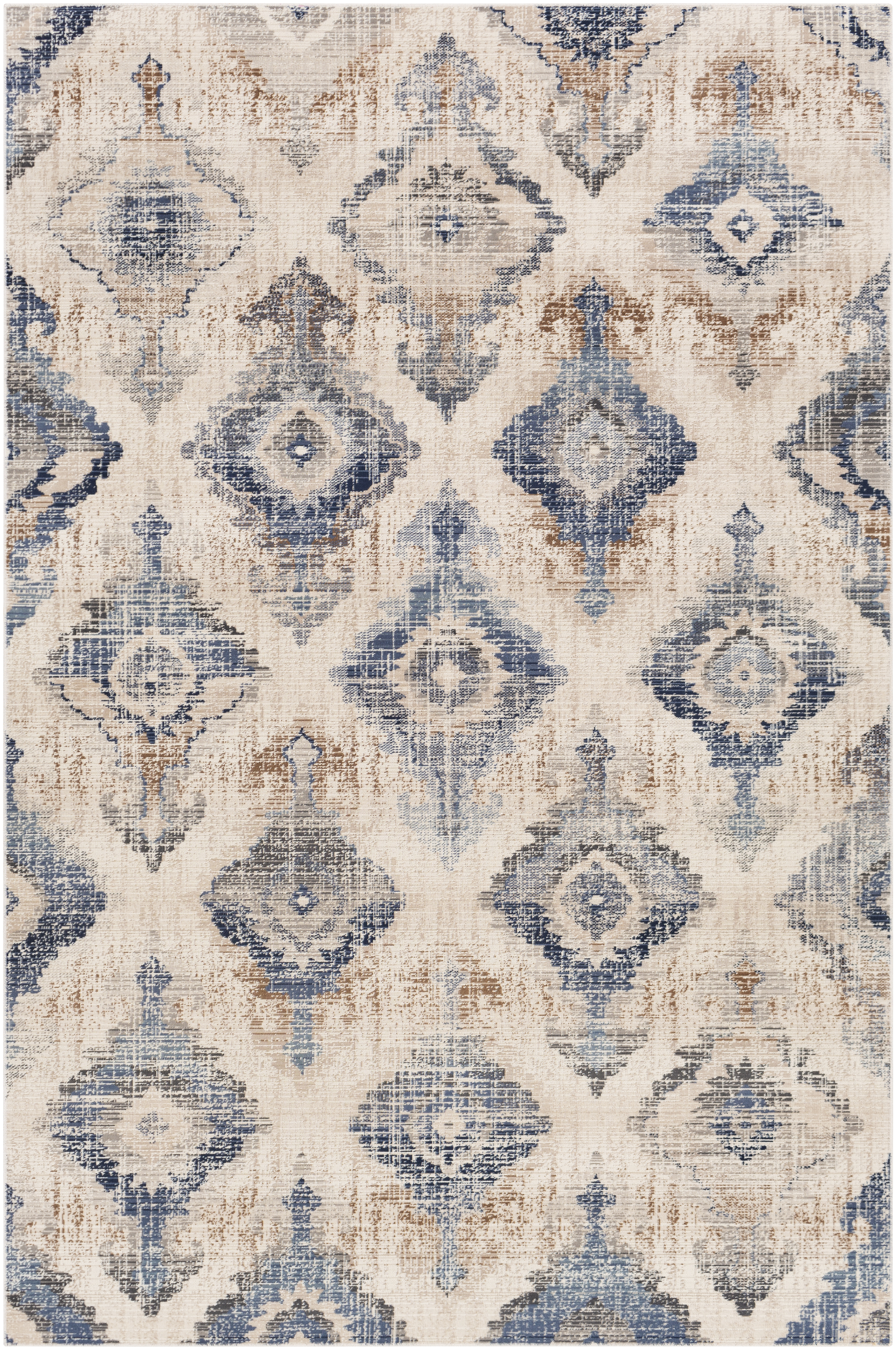 Dublin 87 X 63 inch Medium Gray Rug in 5 x 8, Rectangle