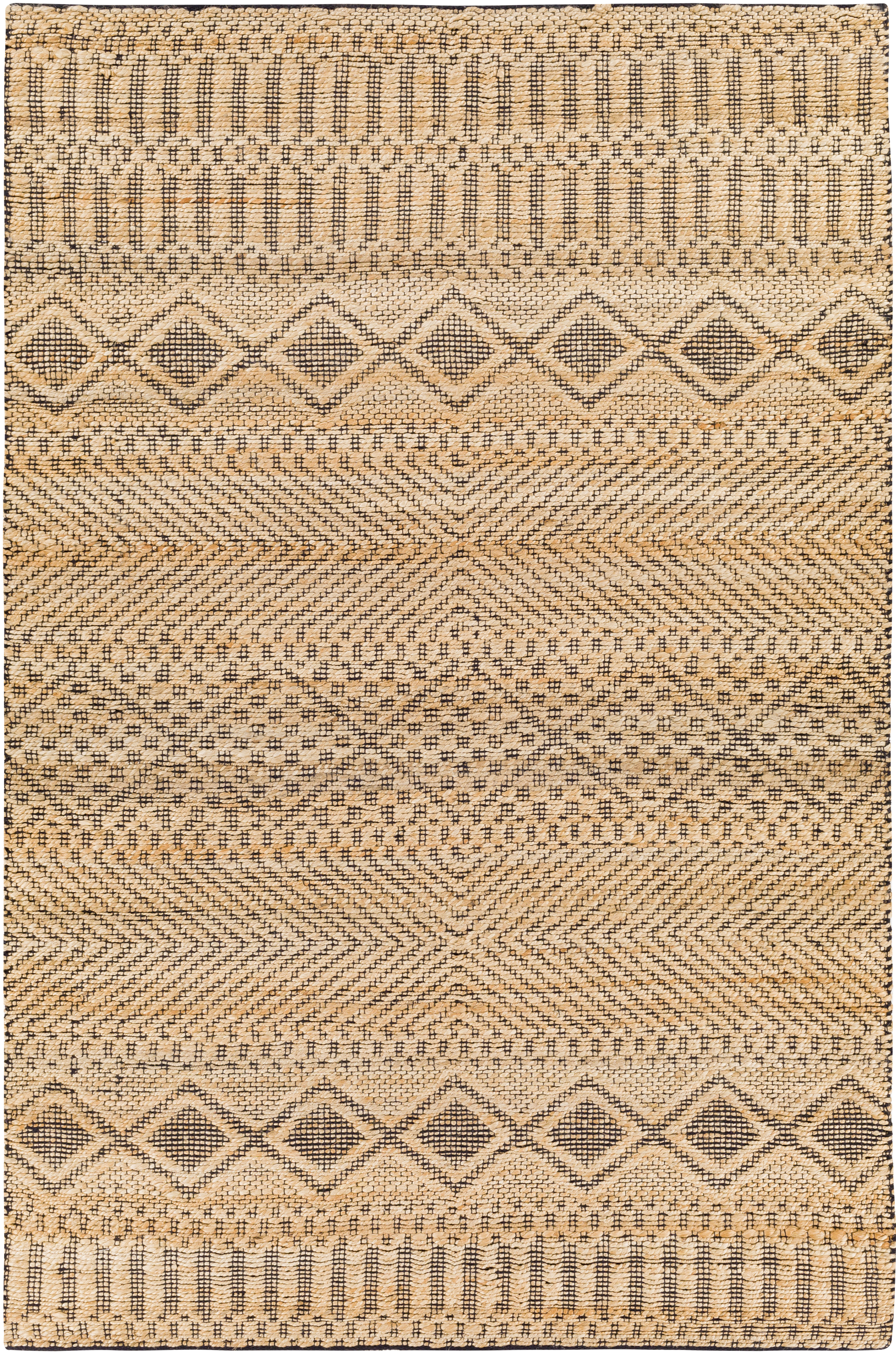 Santa Barbara 90 X 60 inch Tan Rug in 5 x 8, Rectangle