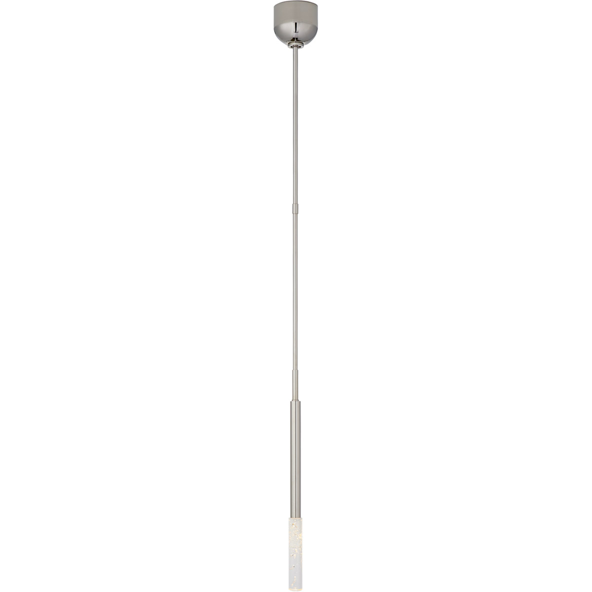 Kelly Wearstler Rousseau LED 4.5 inch Polished Nickel Pendant Ceiling Light in Seeded Glass