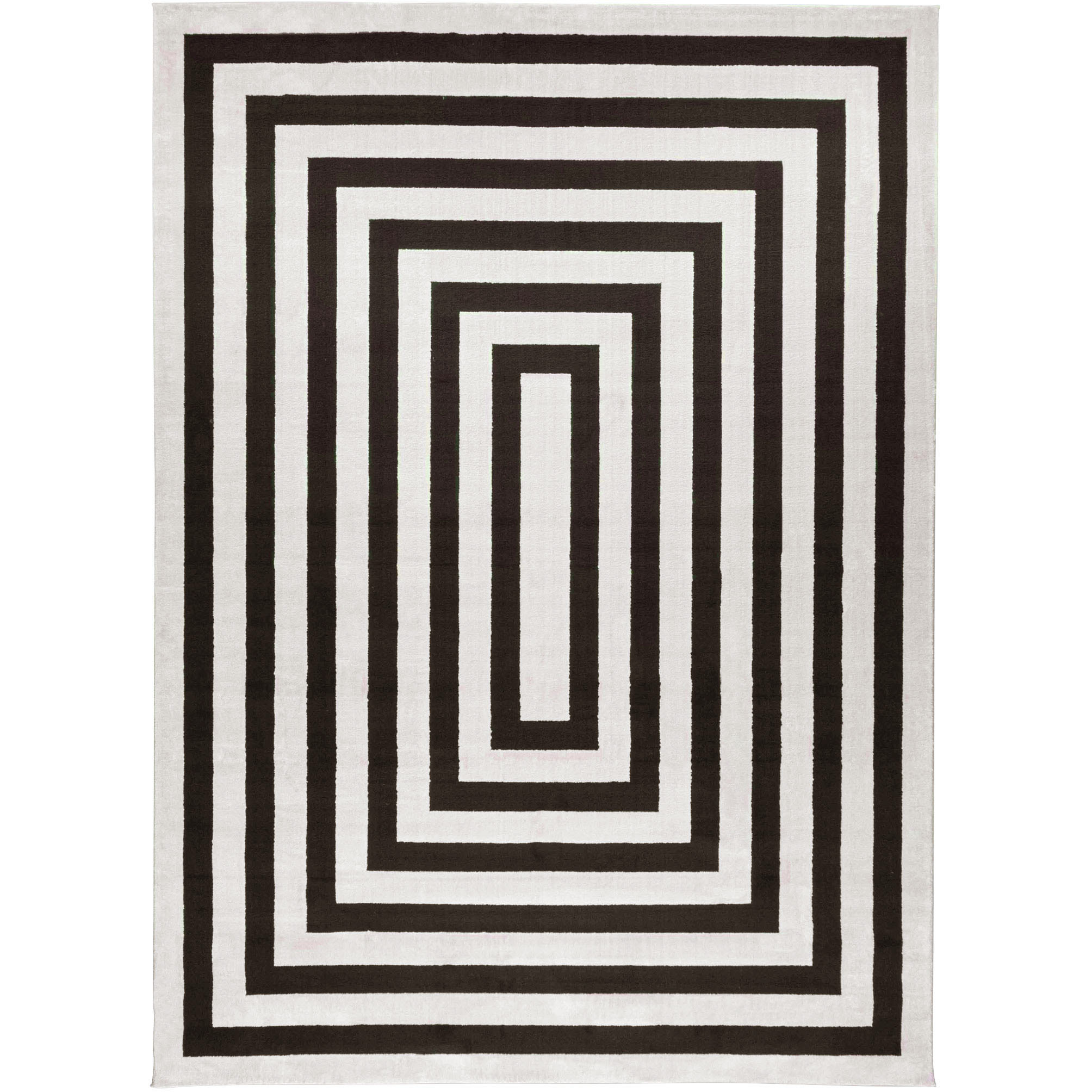 Optika 158 X 118 inch Black/White Rug in 10 x 13