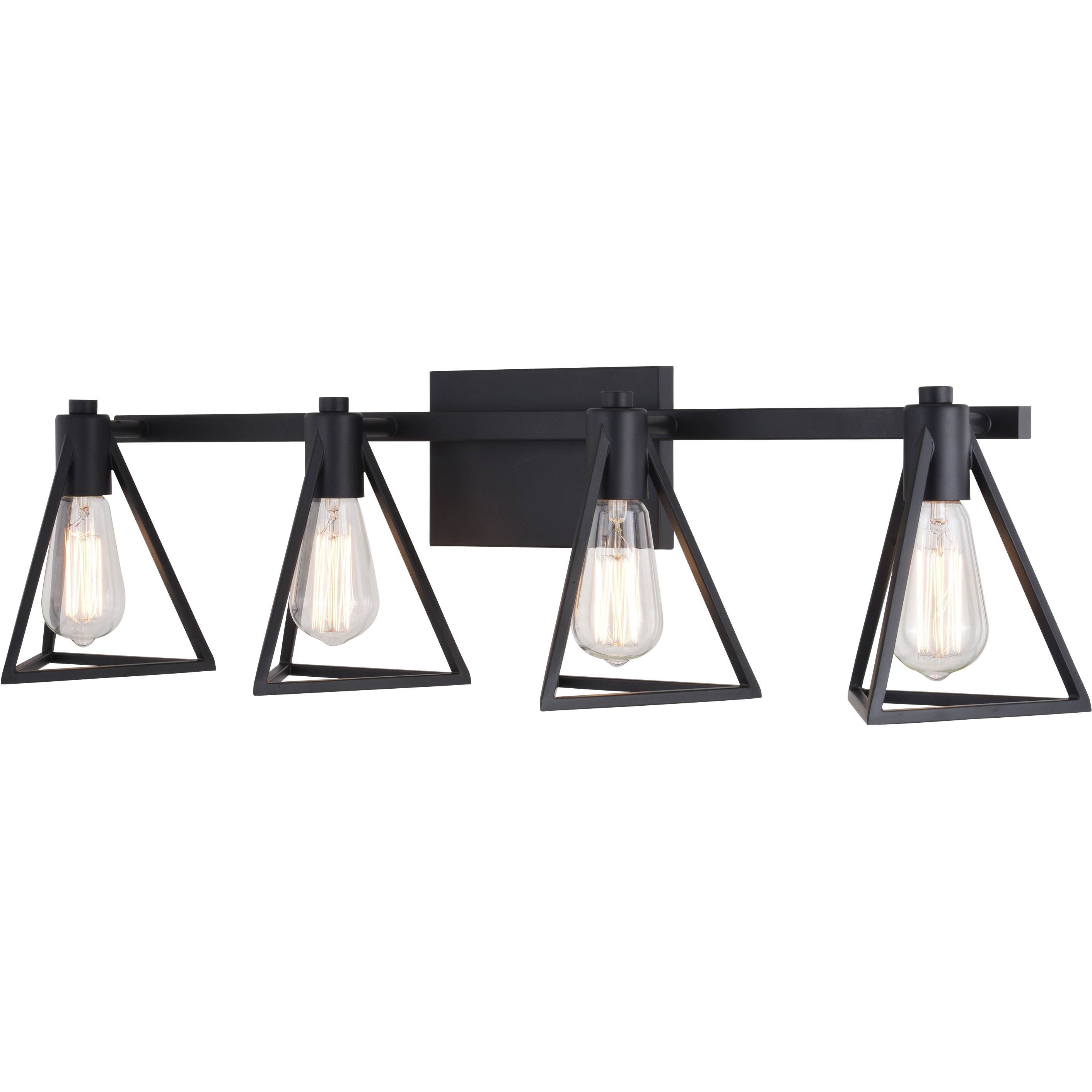 Ravenna LED 31.5 inch Matte Black Bathroom Light Wall Light in 4
