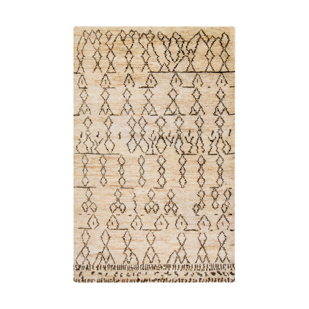 Casablanca 36 X 24 inch Camel/Moss Rugs, Jute