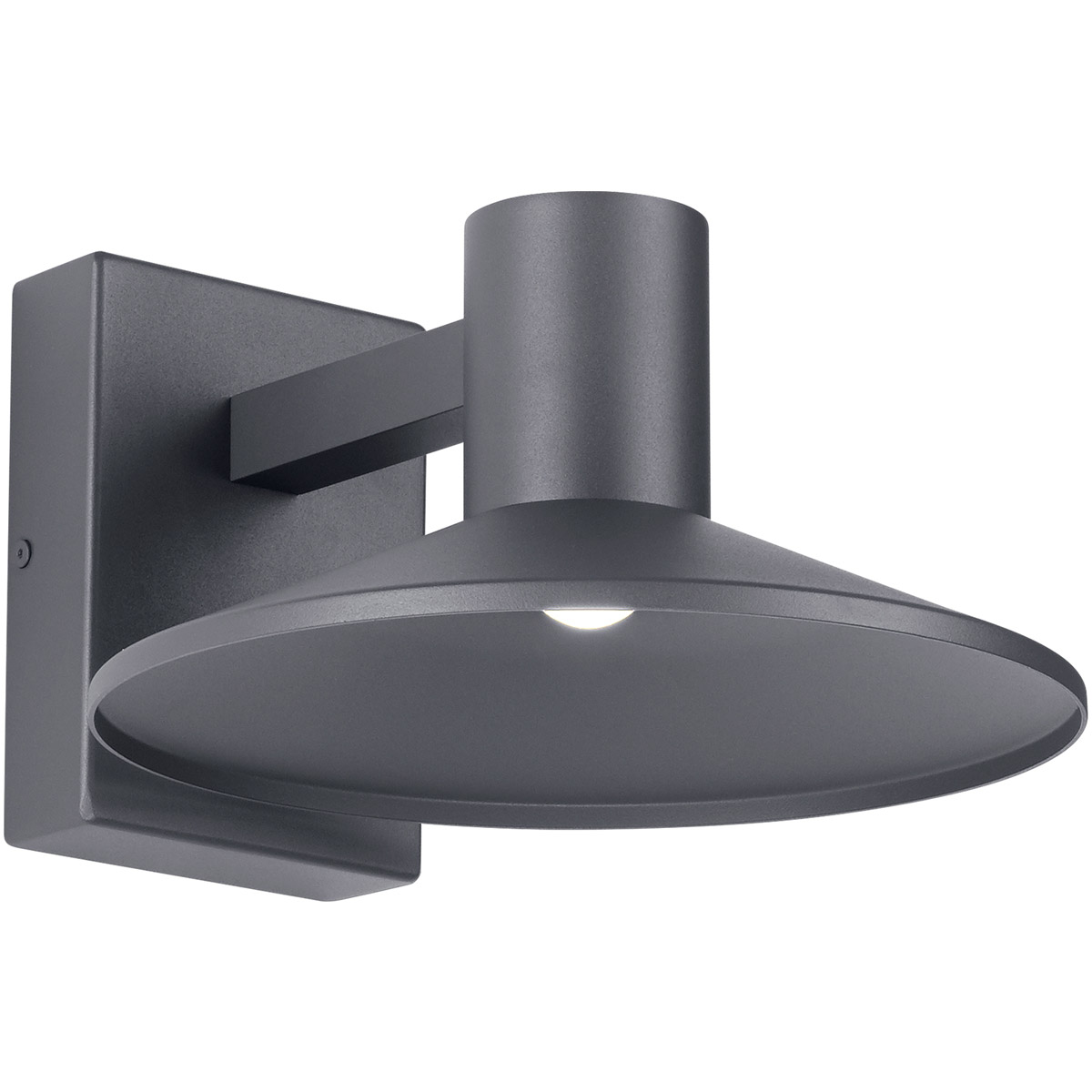 Sean Lavin Ash LED 9.6 inch Charcoal Outdoor Wall Light in LED 90 CRI 2700K High Output, Dome, No Options, Integrated LED