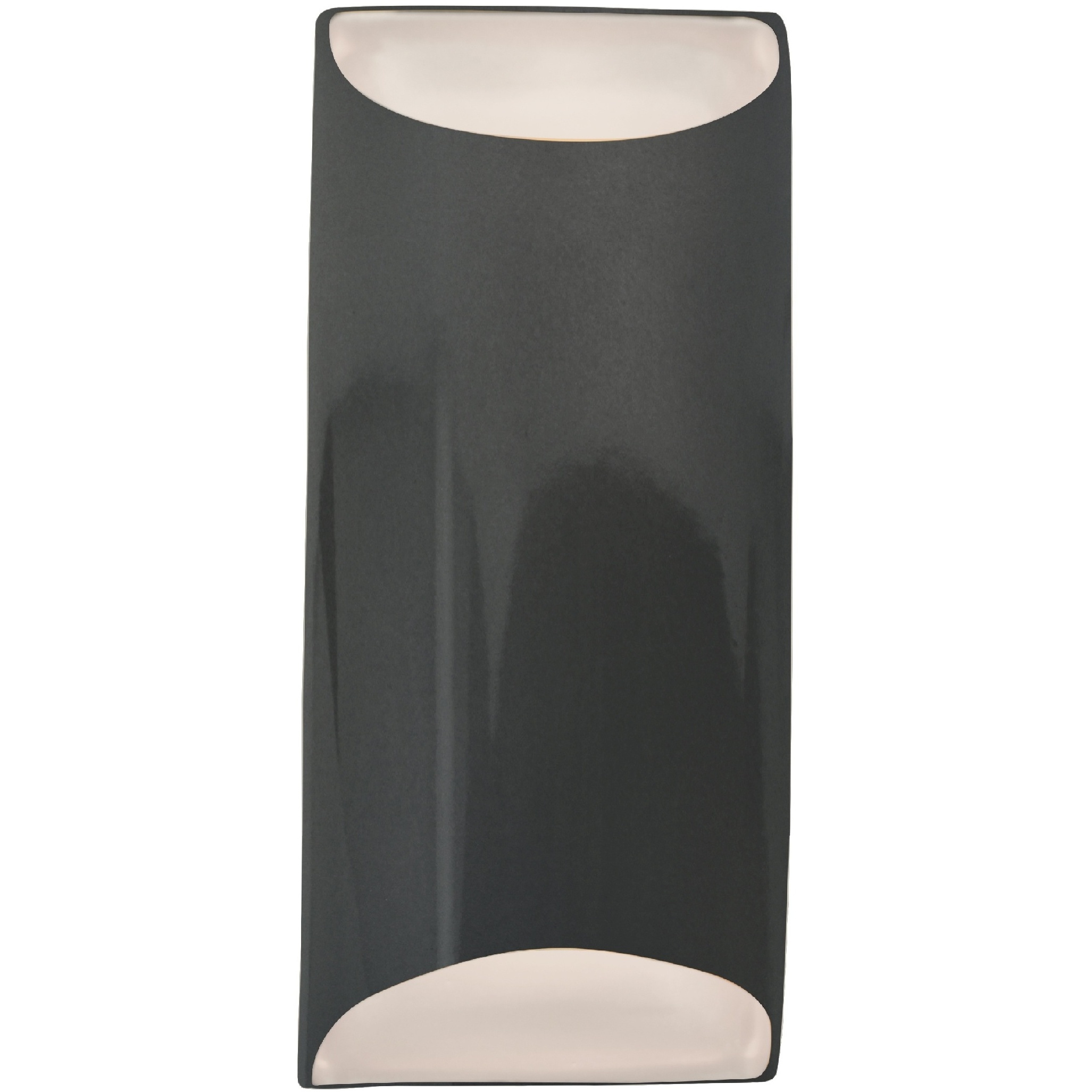 Ambiance LED 7 inch Gloss Grey ADA Wall Sconce Wall Light