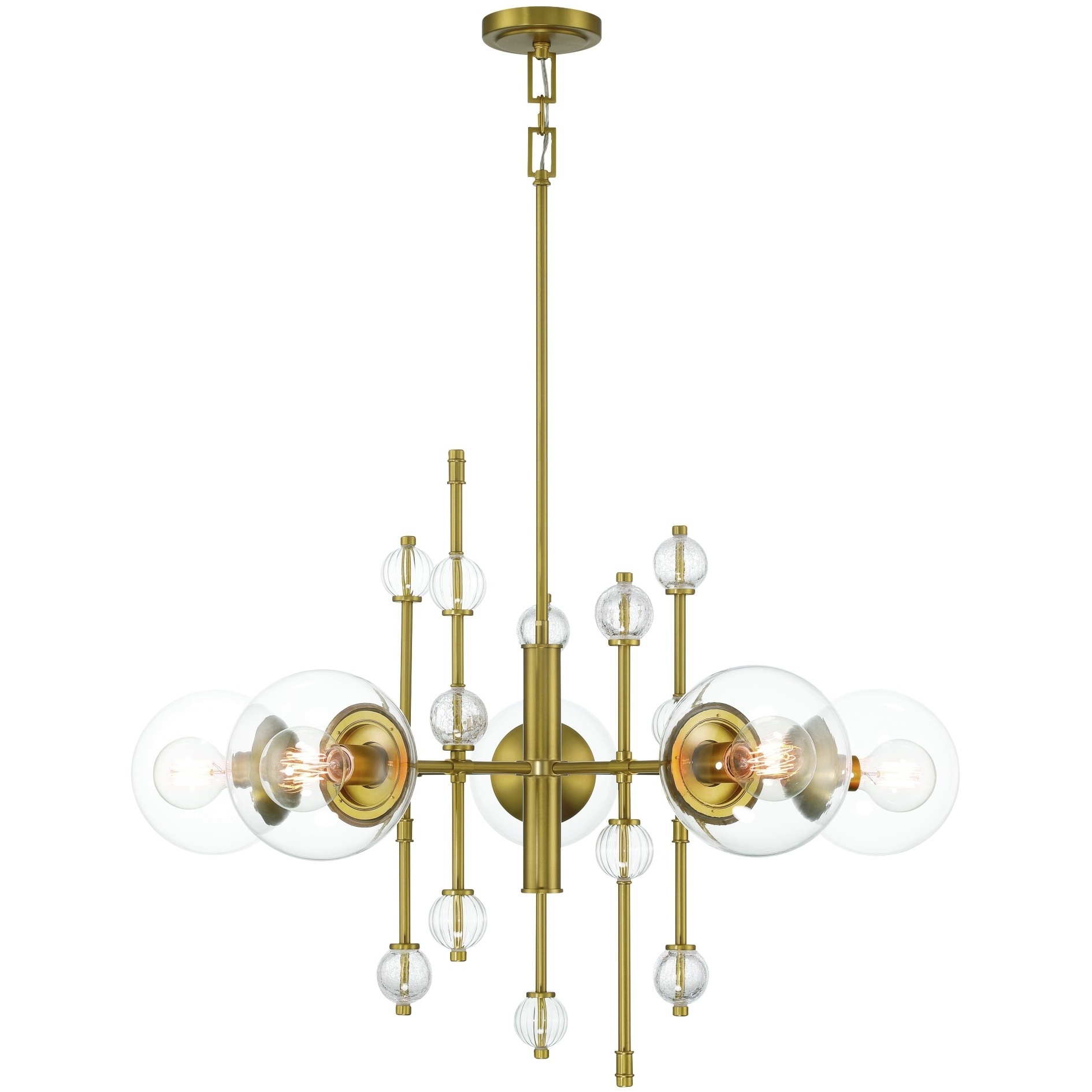 Traiton 5 Light 36 inch Gold Chandelier Ceiling Light