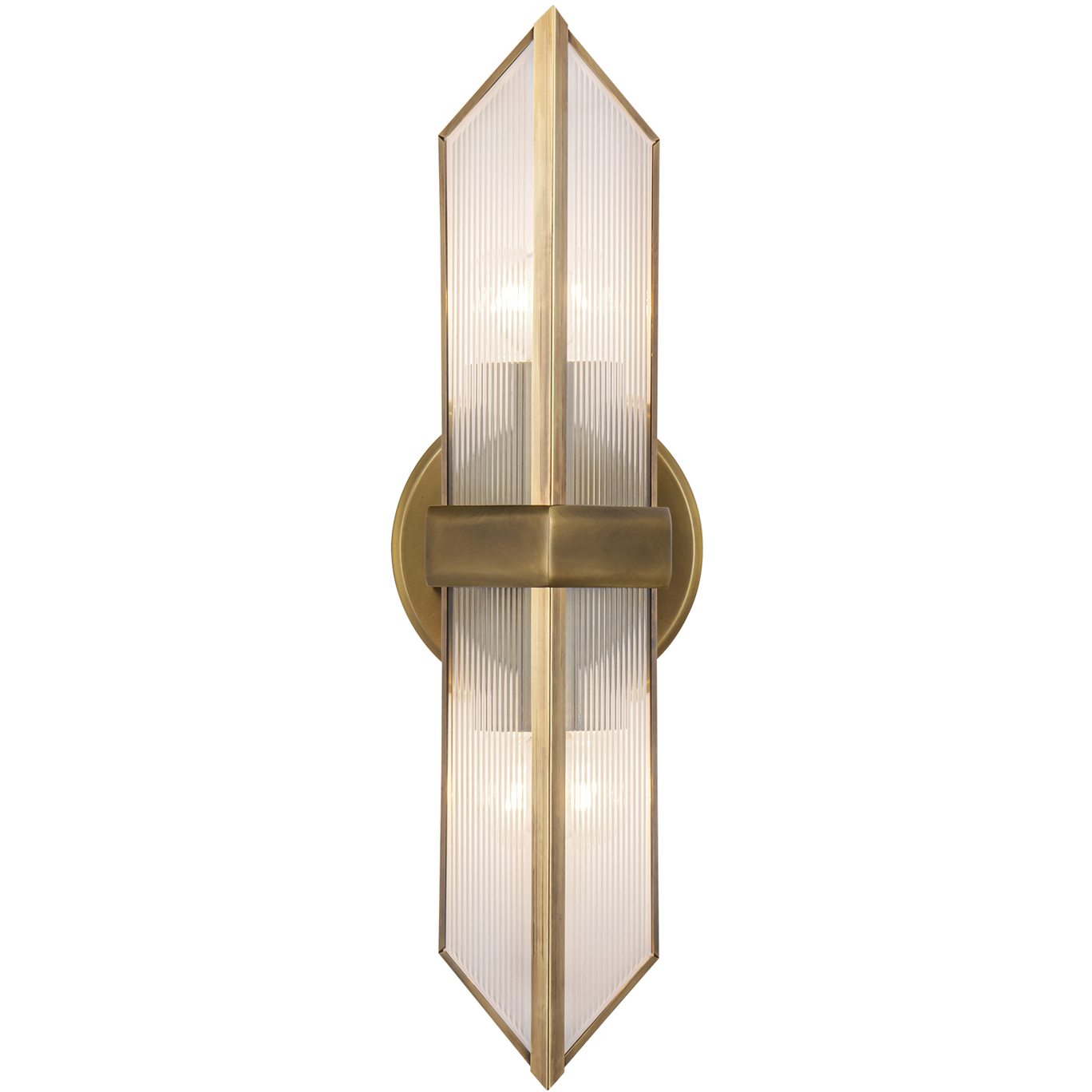 Cairo 2 Light 3.38 inch Vintage Brass Wall/Vanity Light Wall Light