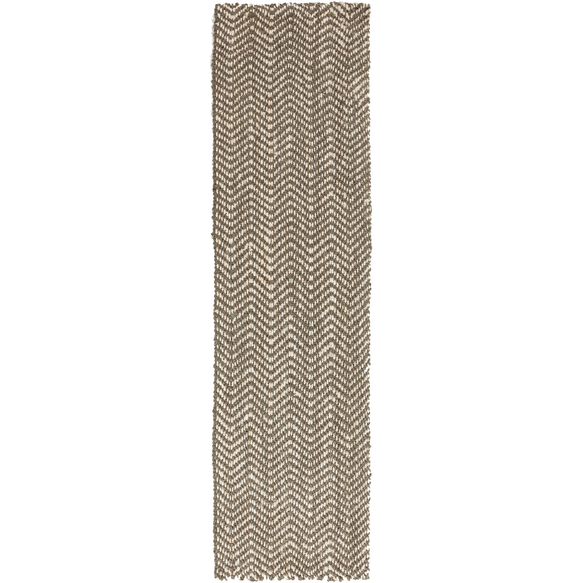 Reeds 36 X 24 inch Brown and Neutral Area Rug, Jute