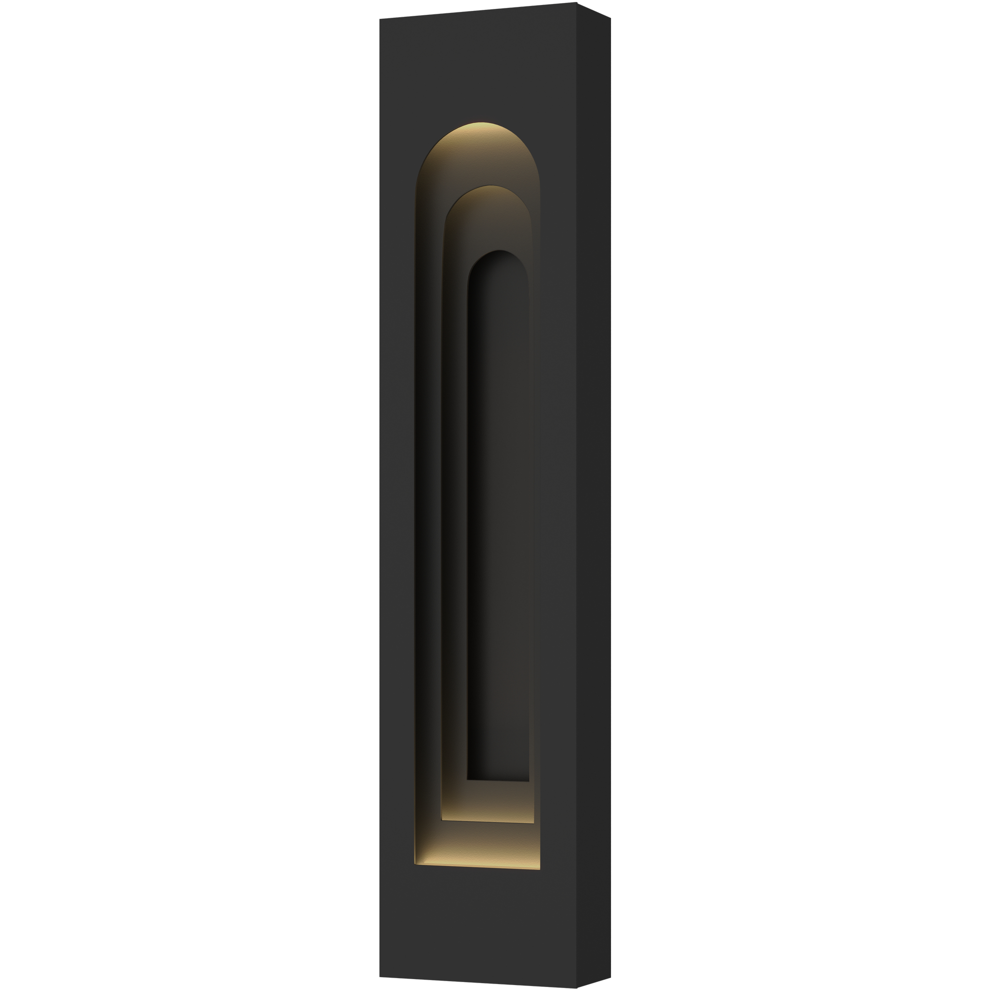 Art + Alchemy Procession Arch 2 Light 40 inch Coastal Black with Coastal Black Outdoor Wall Light