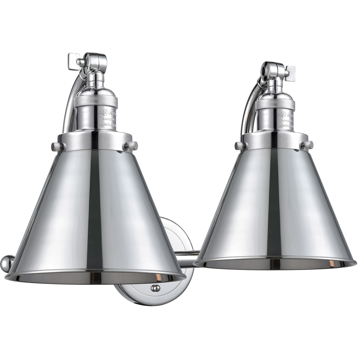 Franklin Restoration Appalachian LED 18 inch Polished Chrome Bath Vanity Light Wall Light, Franklin Restoration