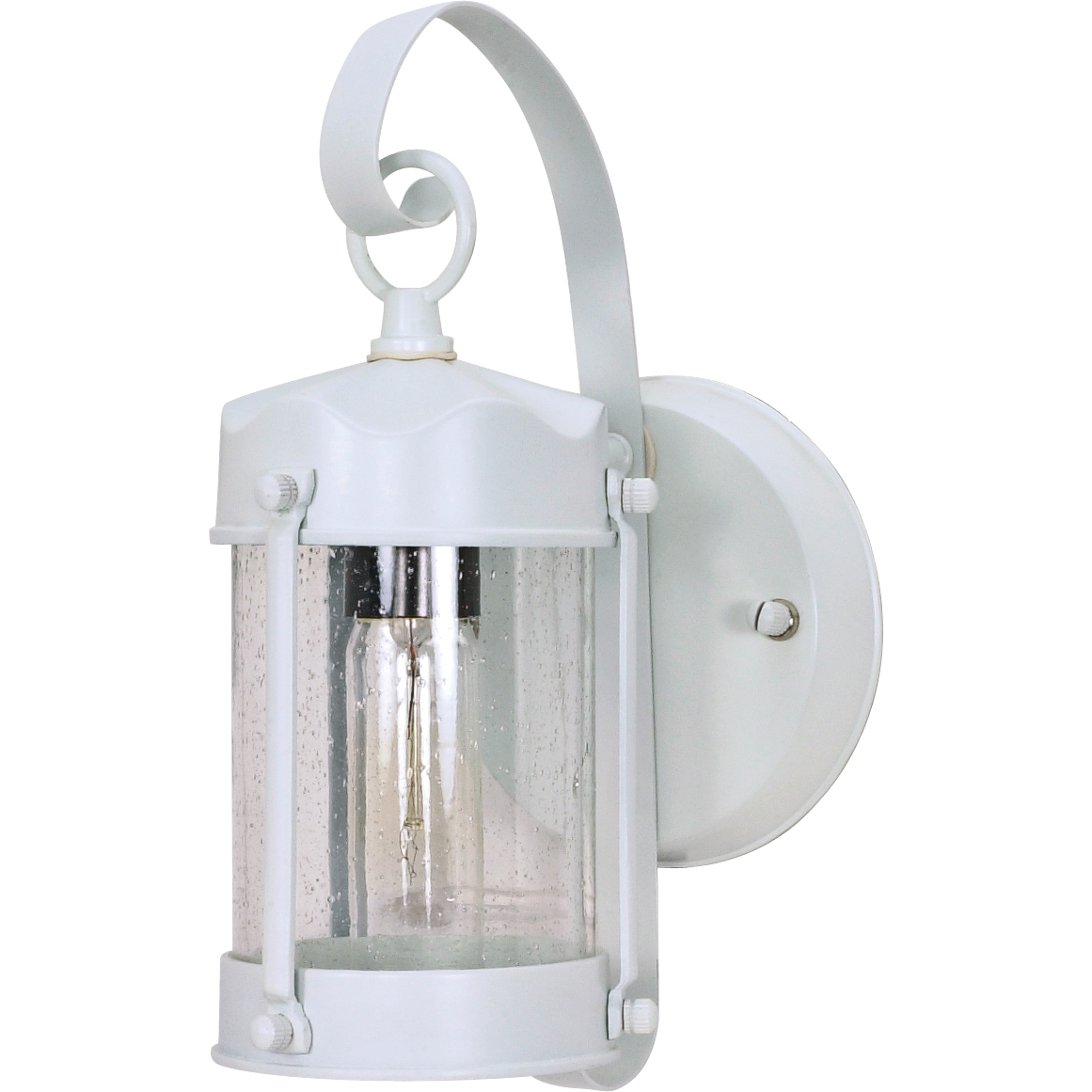 Brentwood 1 Light 11 inch White Outdoor Wall Lantern