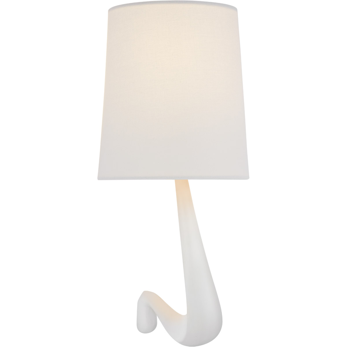AERIN Gaya LED 12.25 inch Plaster White Sconce Wall Light, Large