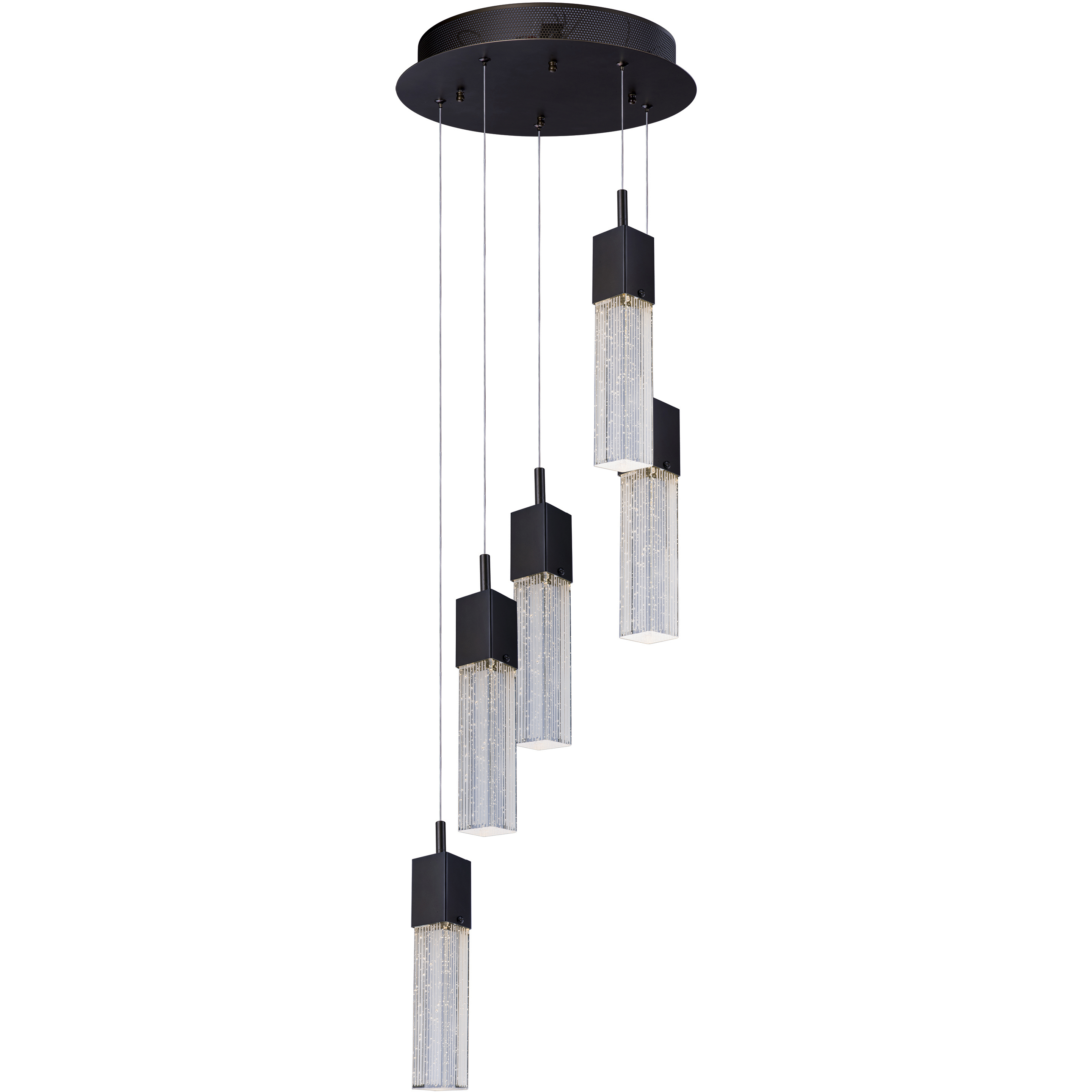 Lansdale LED 13.75 inch Bronze Multi-Light Pendant Ceiling Light