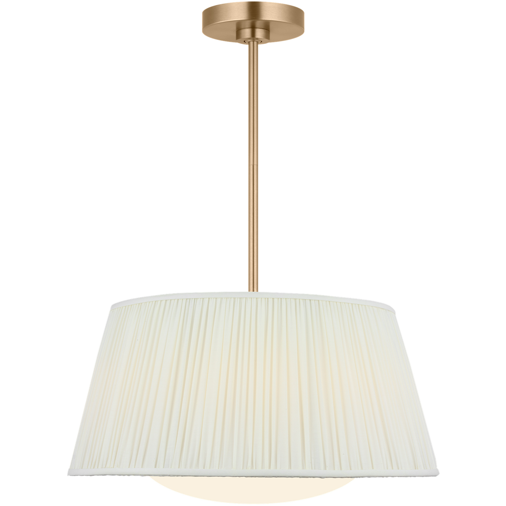 Vilera LED 18.13 inch Satin Brass Pendant Ceiling Light