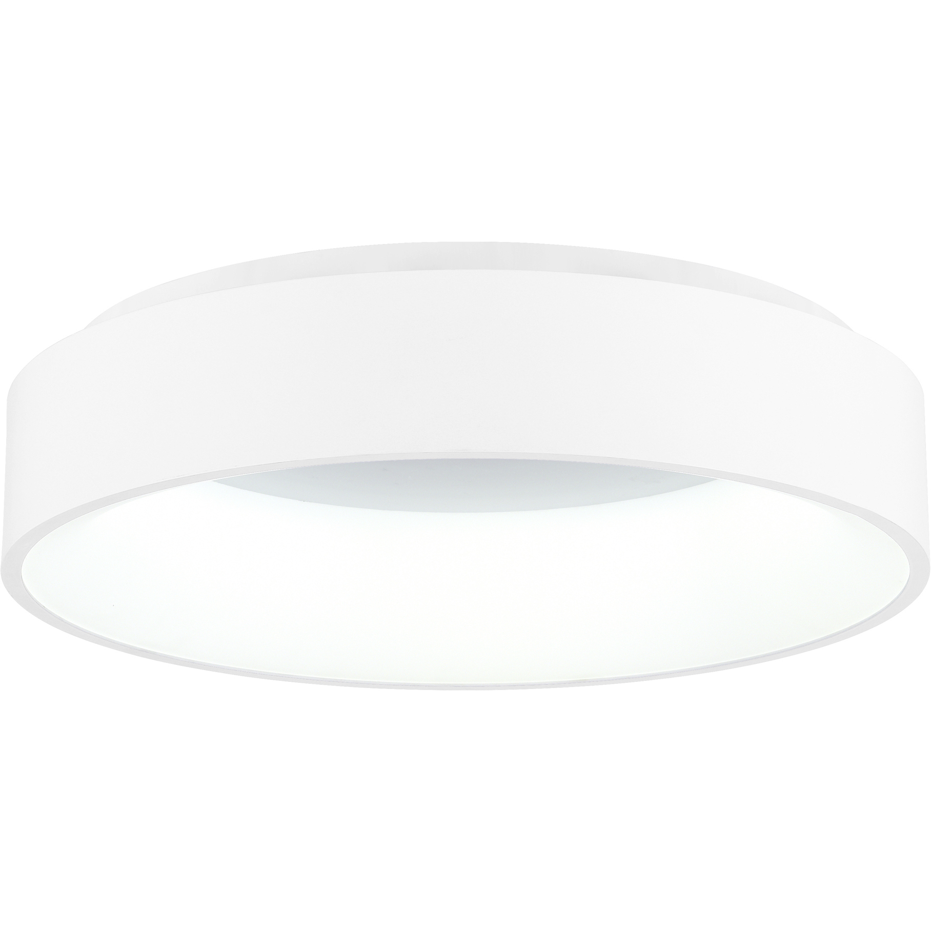 Arenal LED 18 inch White Drum Shade Flush Mount Ceiling Light