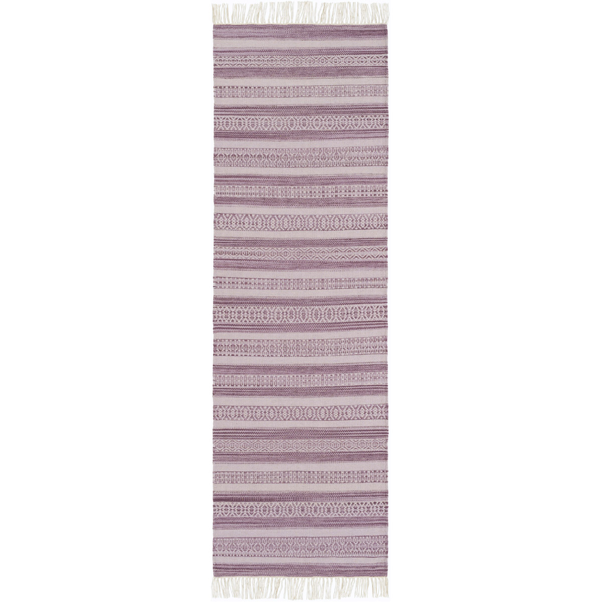 Lawry 96 X 30 inch Eggplant, Lilac, Mauve Rug