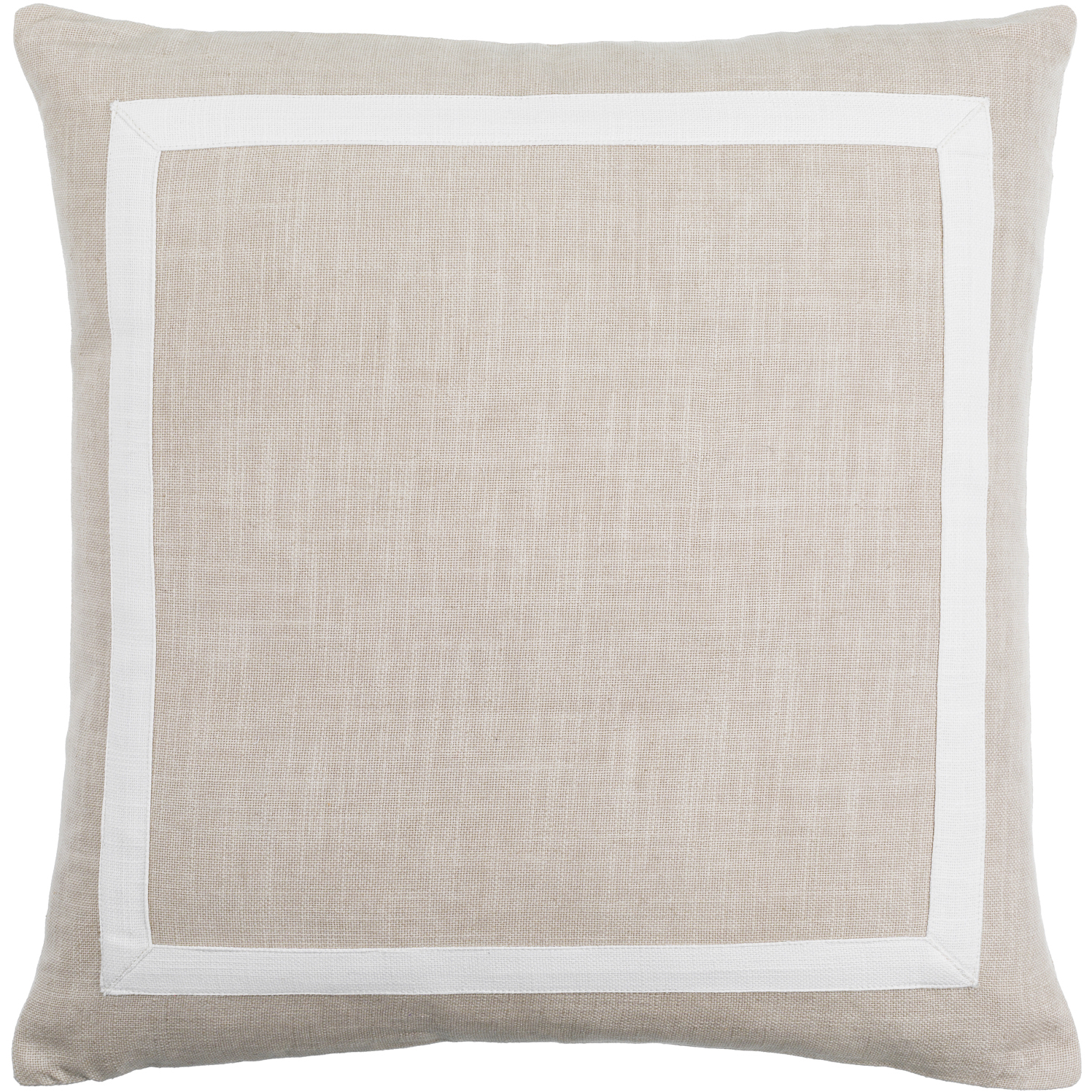 Ritzy 20 X 20 inch Light Silver/Sterling Grey/White Accent Pillow
