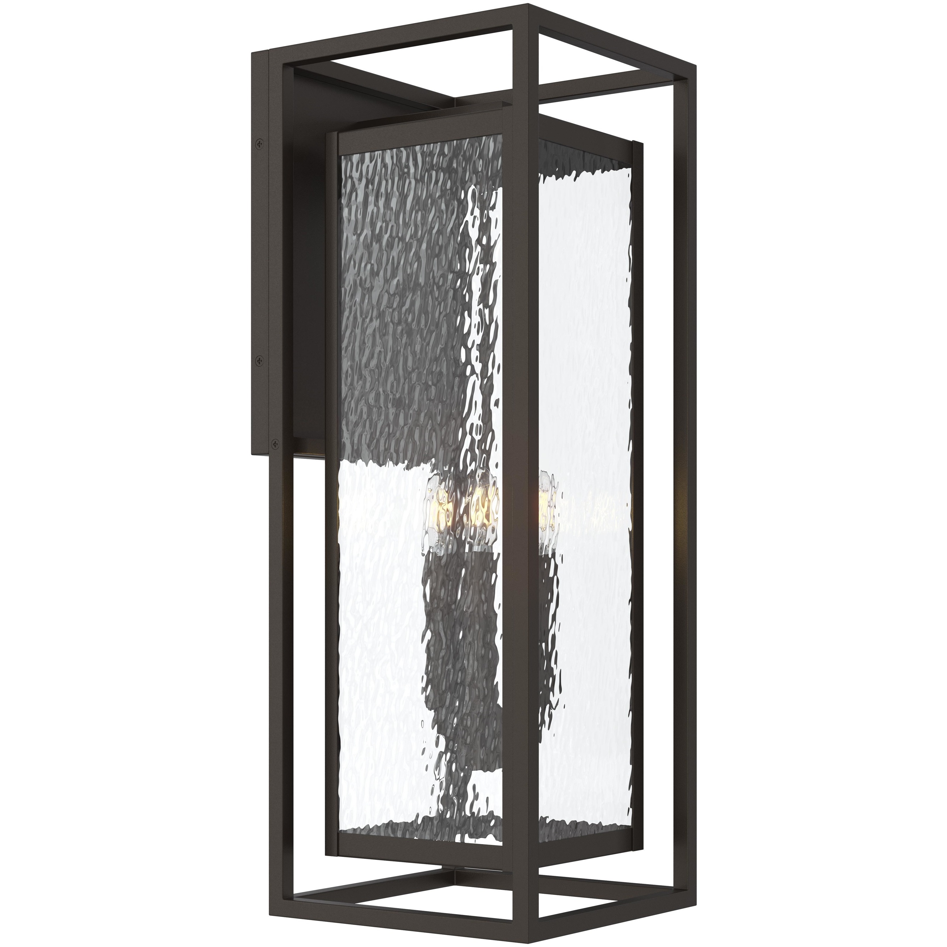 Shaw 3 Light 25 inch Antique Bronze Outdoor Wall Light
