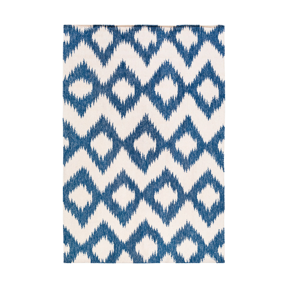 Frontier 156 X 108 inch Navy/Cream Rugs, Wool