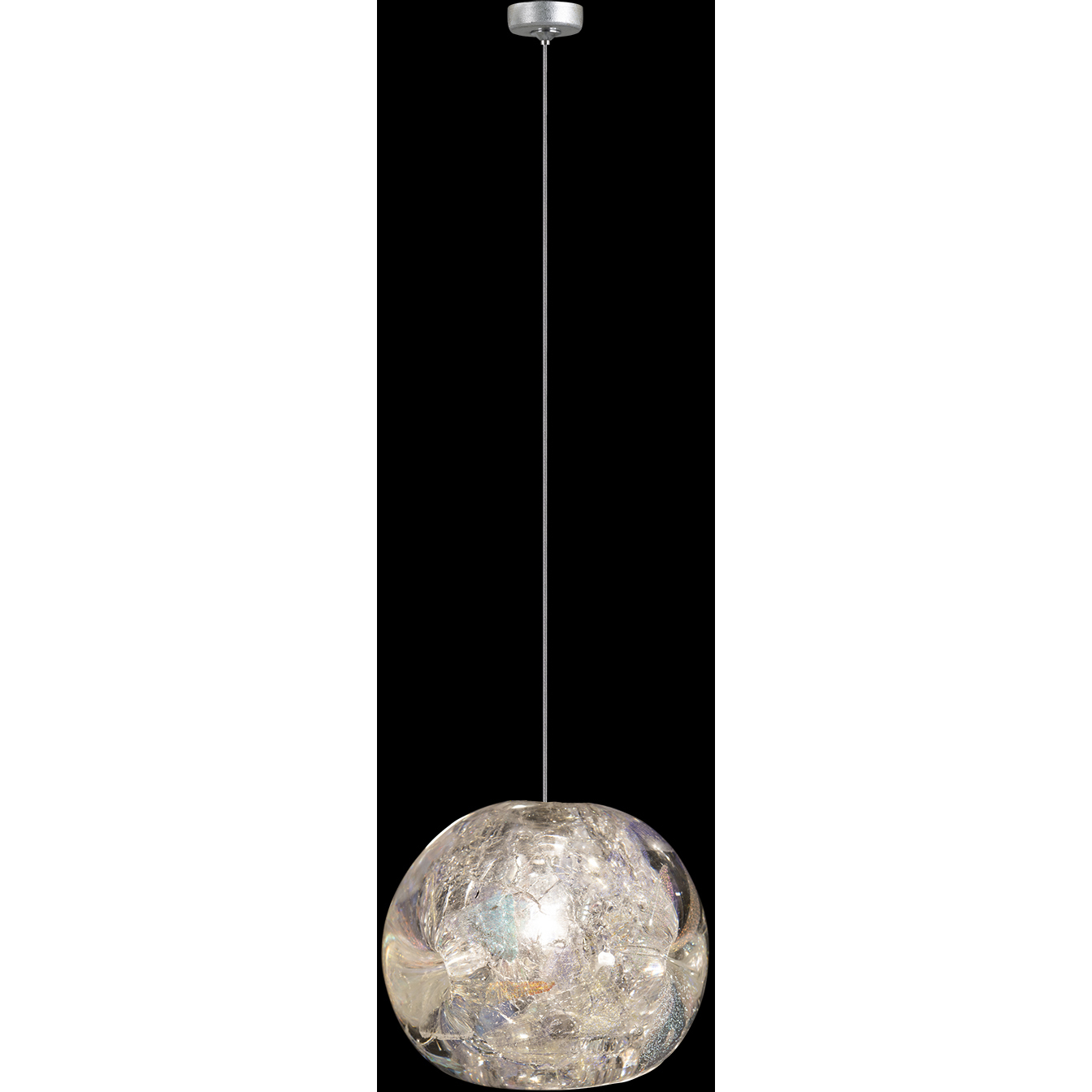 Natural Inspirations 1 Light 4.5 inch Silver Drop Light Ceiling Light