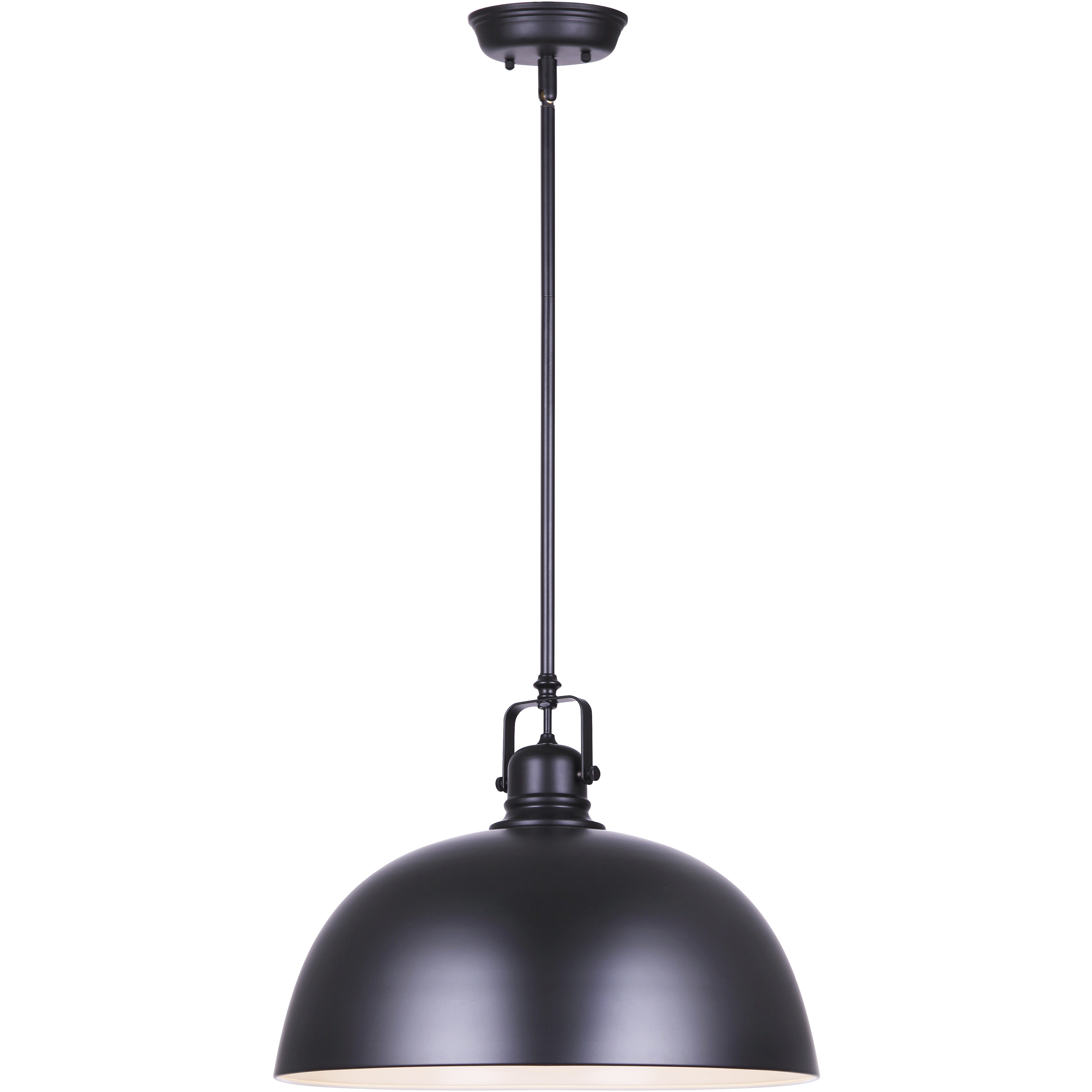 Polo 1 Light 16 inch Black Pendant Lighting Ceiling Light