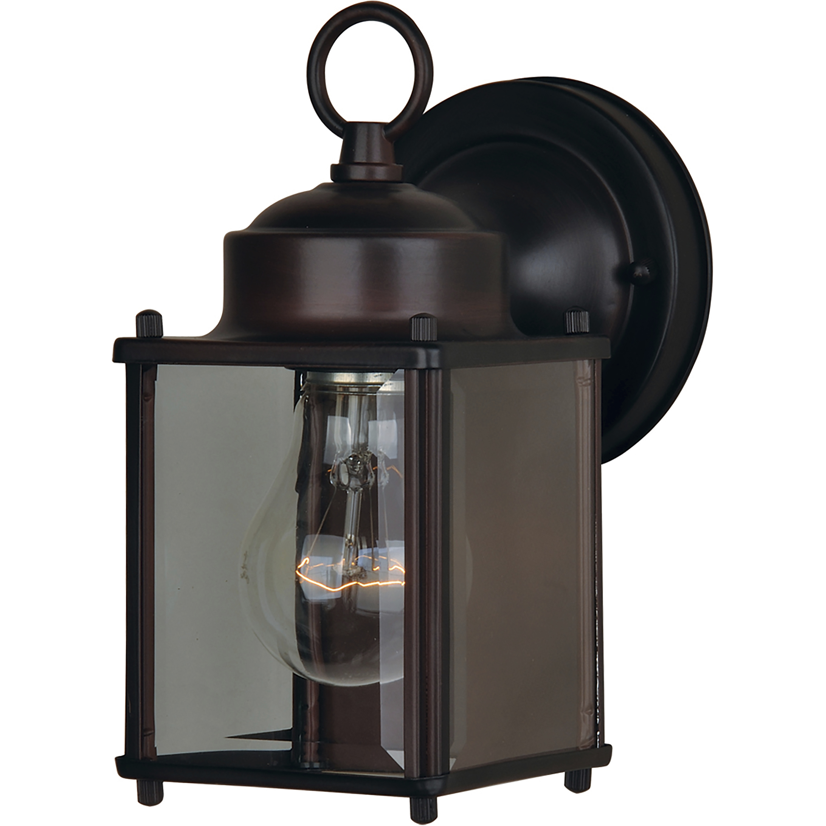 Side Door 1 Light 8 inch Oil Rubbed Bronze Outdoor Wall Mount