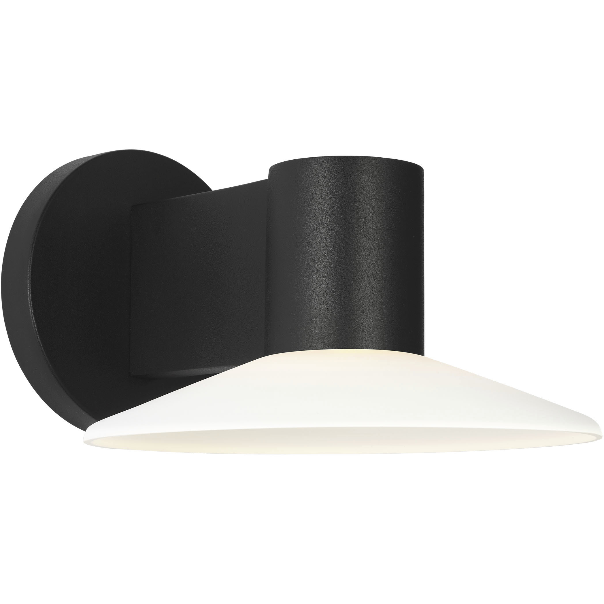Barbara Barry Focal LED 5.25 inch Textured Black Outdoor Sconce