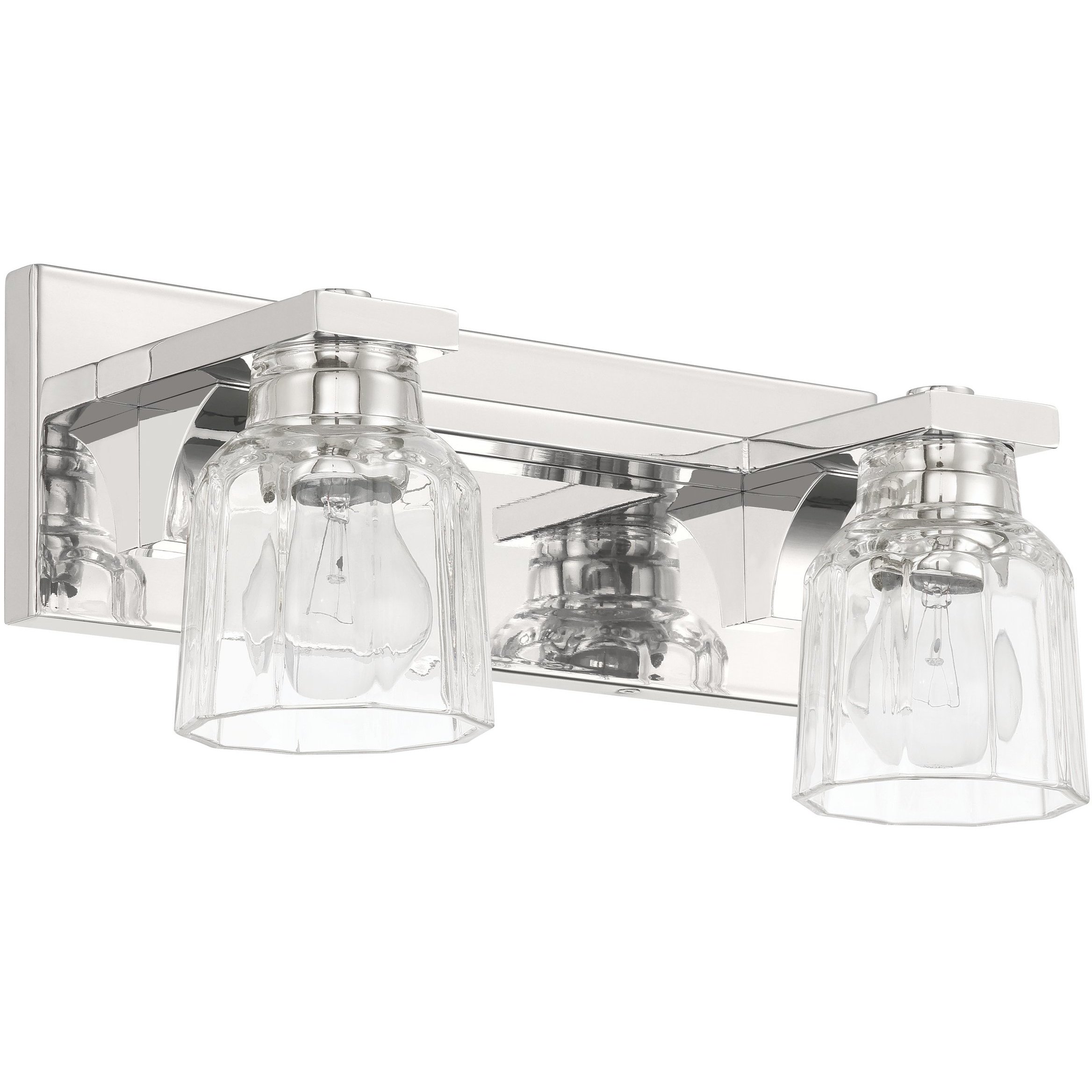 Dryden 2 Light 15 inch Polished Nickel Vanity Light Wall Light