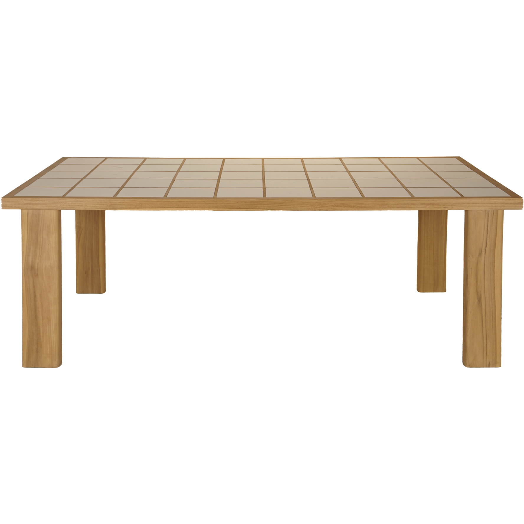 Marina 81.81 X 42.05 inch Natural Outdoor Dining Table