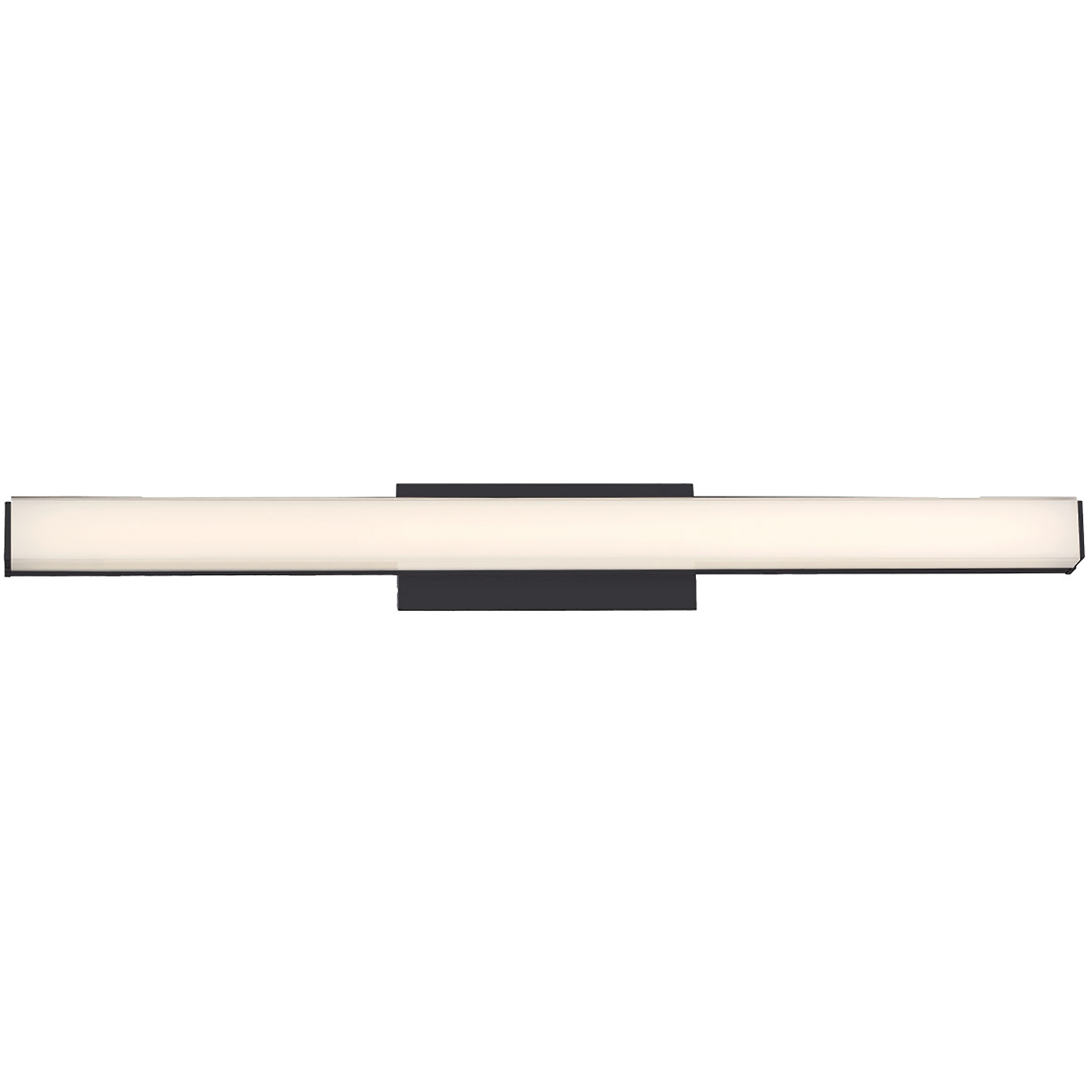 Brink LED 24 inch Black Bath Vanity & Wall Light in 3500K, dweLED