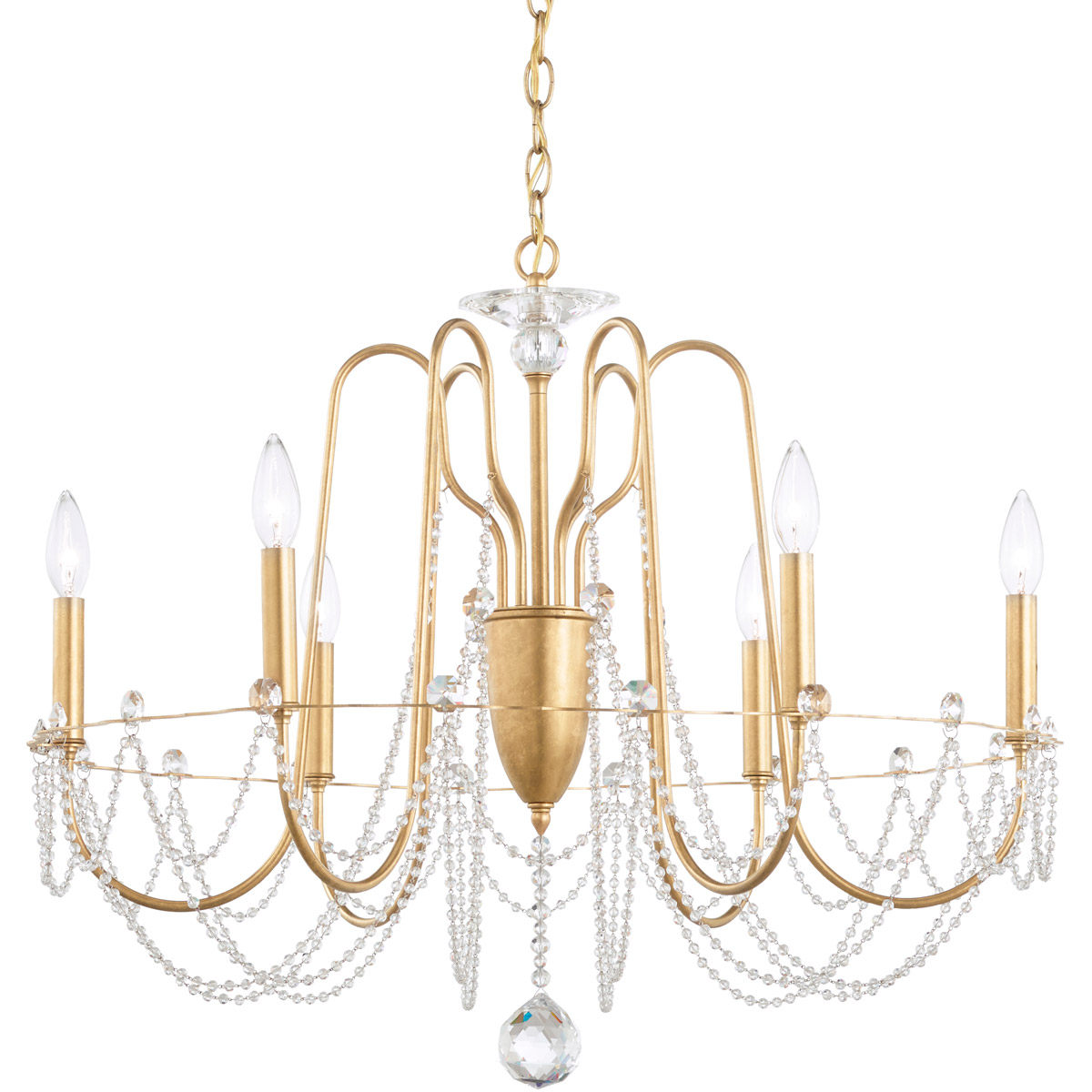 Esmery 6 Light Heirloom Bronze Chandelier Ceiling Light