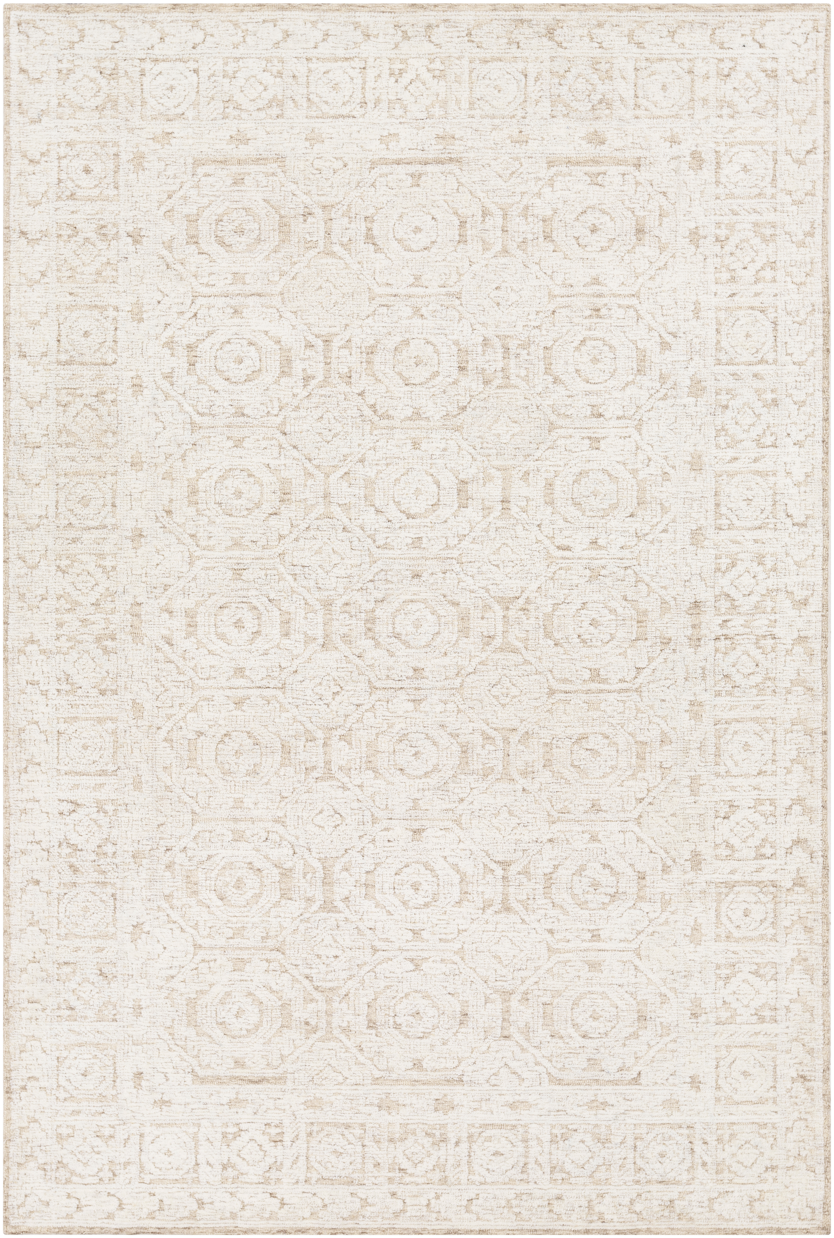 Ellen 90 X 60 inch Tan Rug, Rectangle
