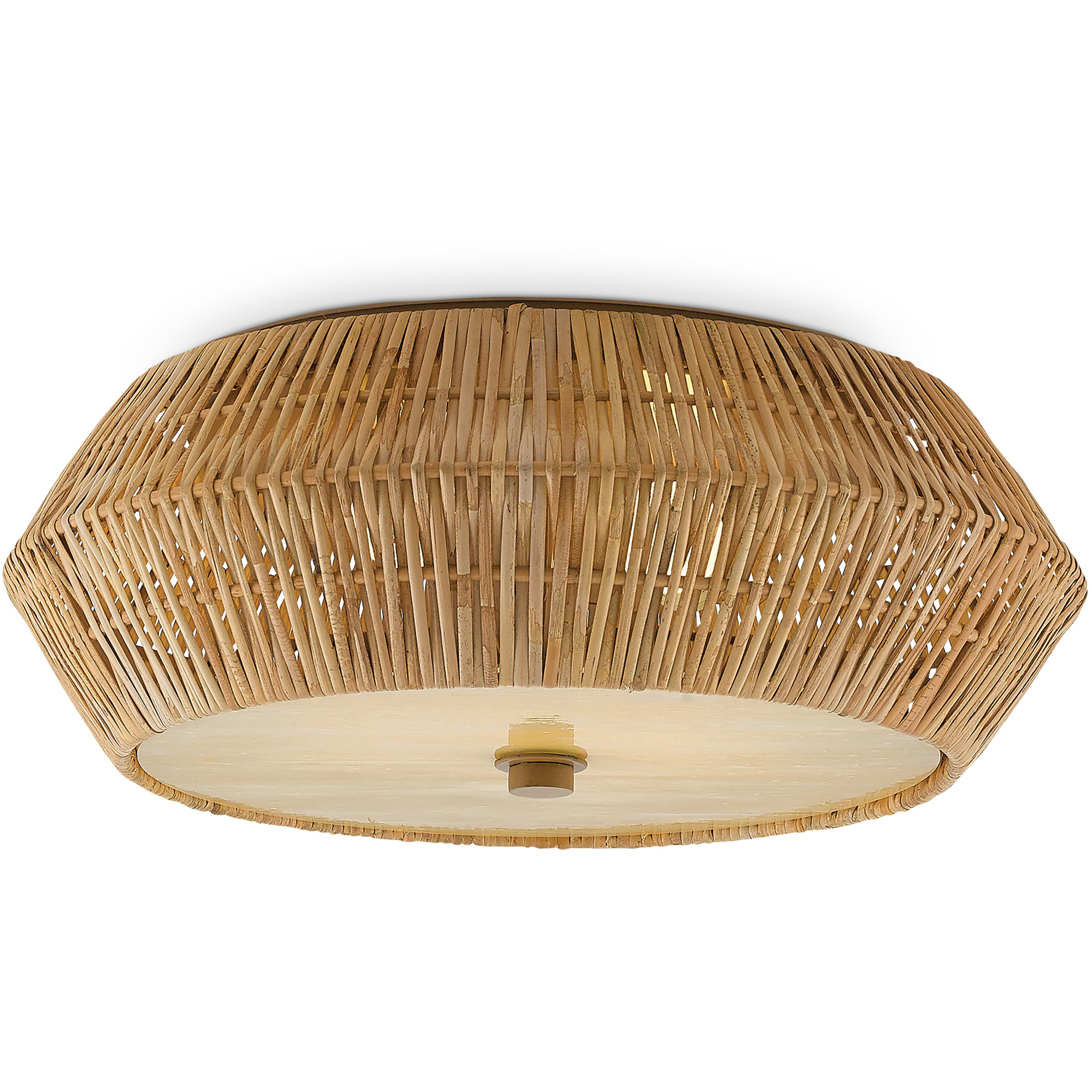 Antibes 2 Light 18.25 inch Honey Beige Flush Mount Ceiling Light