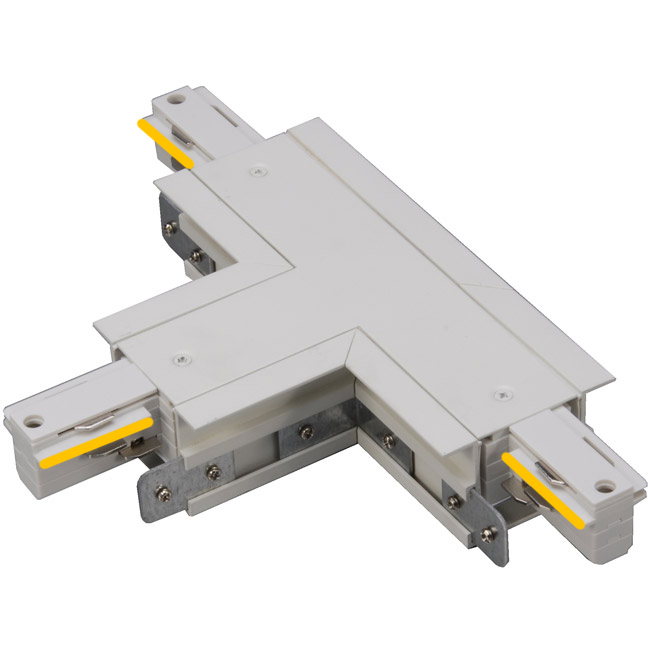 Recessed T Connecter 120 White Track Accessory Ceiling Light