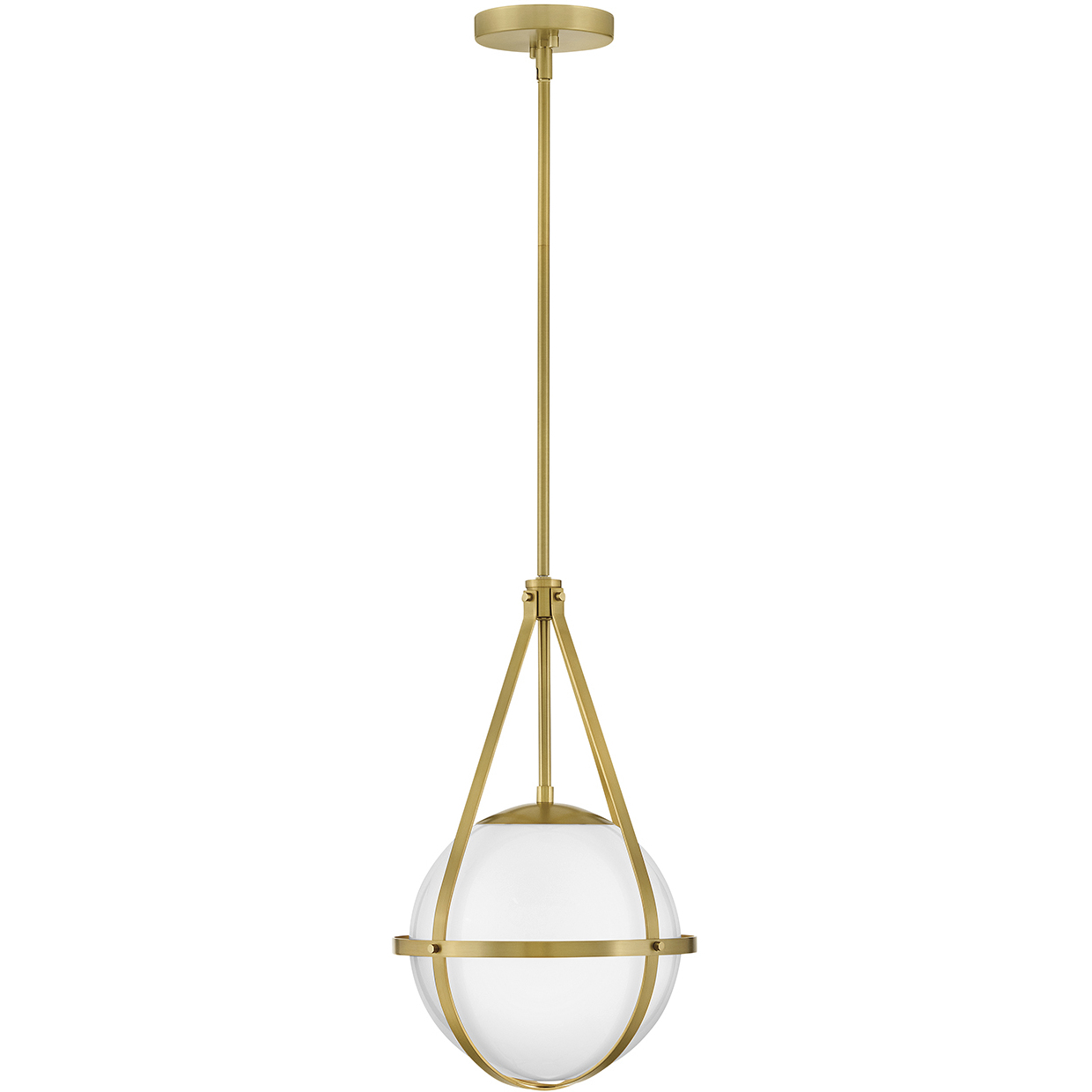 Colby 1 Light 11.25 inch Lacquered Brass Pendant Ceiling Light