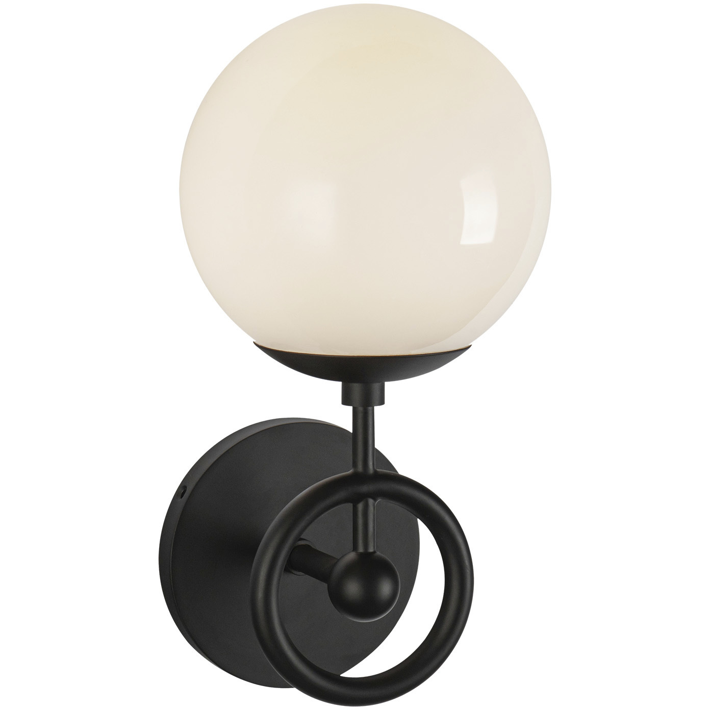 Alora Mood Fiore 1 Light 6 inch Matte Black Wall/Vanity Light Wall Light