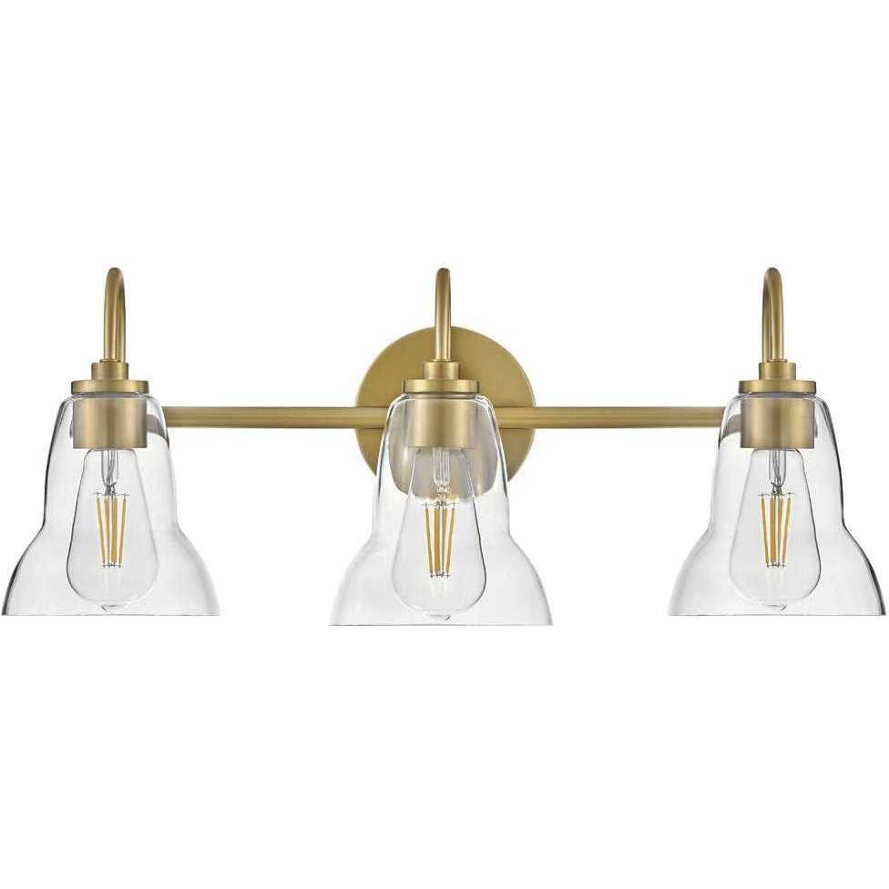 Vera LED 24 inch Lacquered Brass Bath Light Wall Light