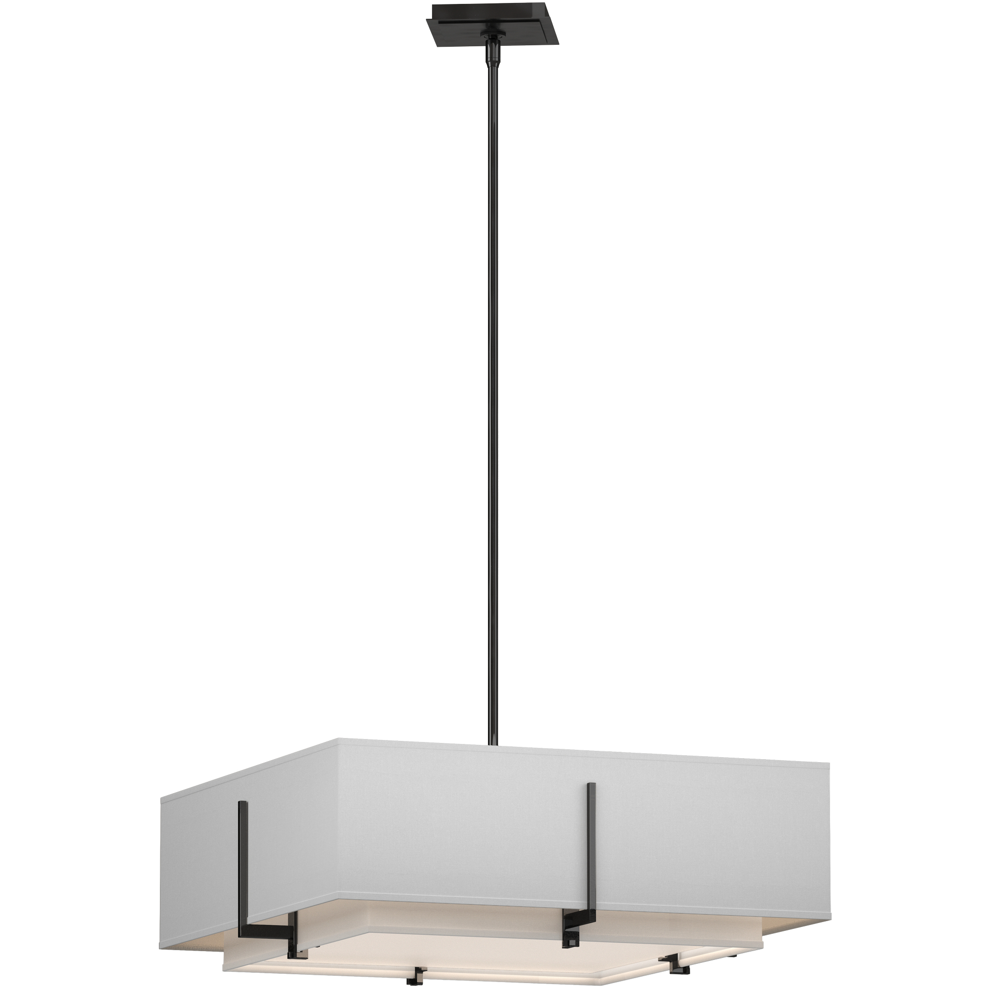 Exos 4 Light 20.6 inch Ink Pendant Ceiling Light in Natural Anna