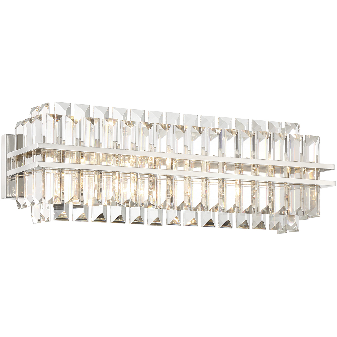 Hayes Bath Vanity Light Wall Light in Polished Nickel