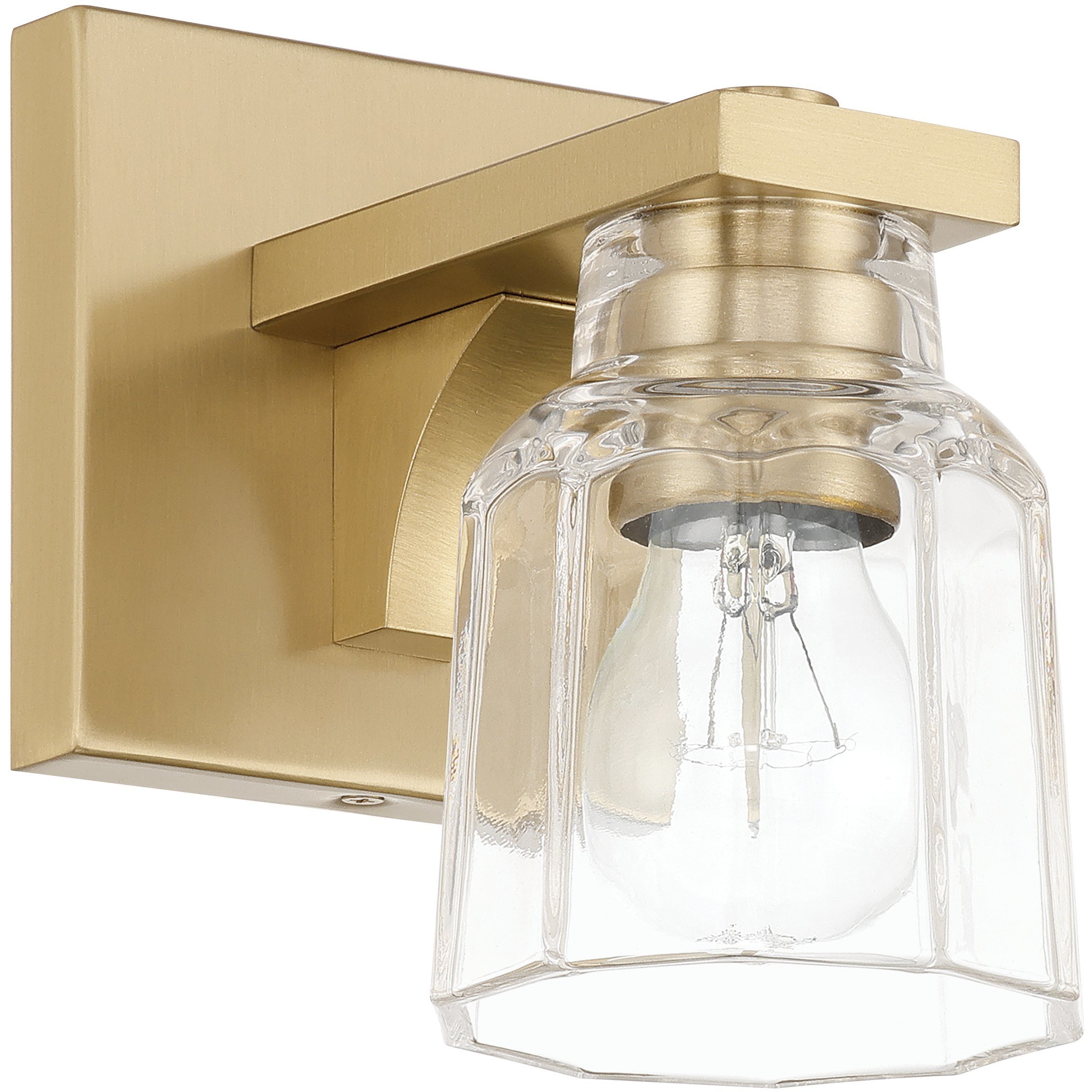 Dryden 1 Light 6.75 inch Champagne Gold Vanity Light Wall Light