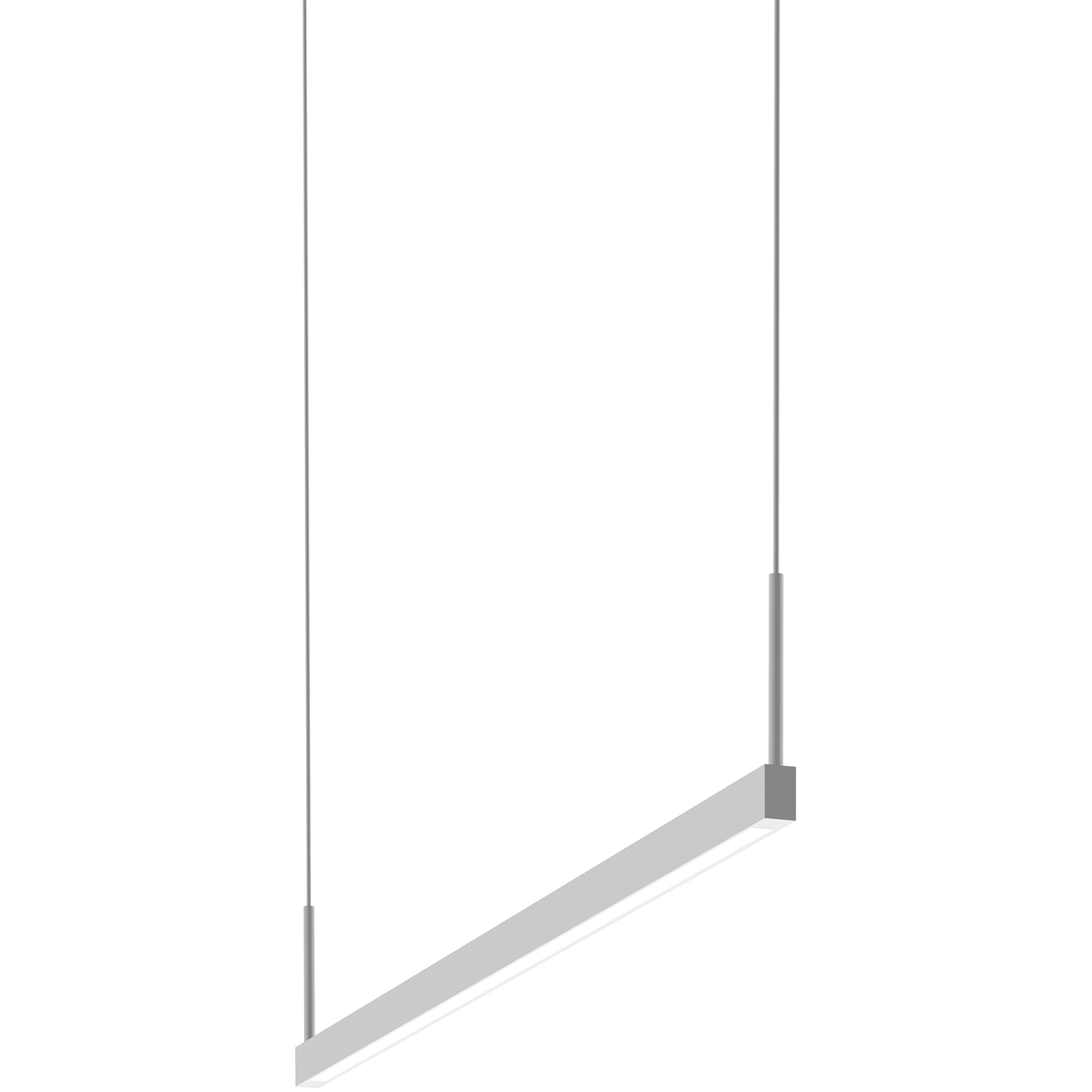 Thin-Line LED 36 inch Satin White Pendant Ceiling Light
