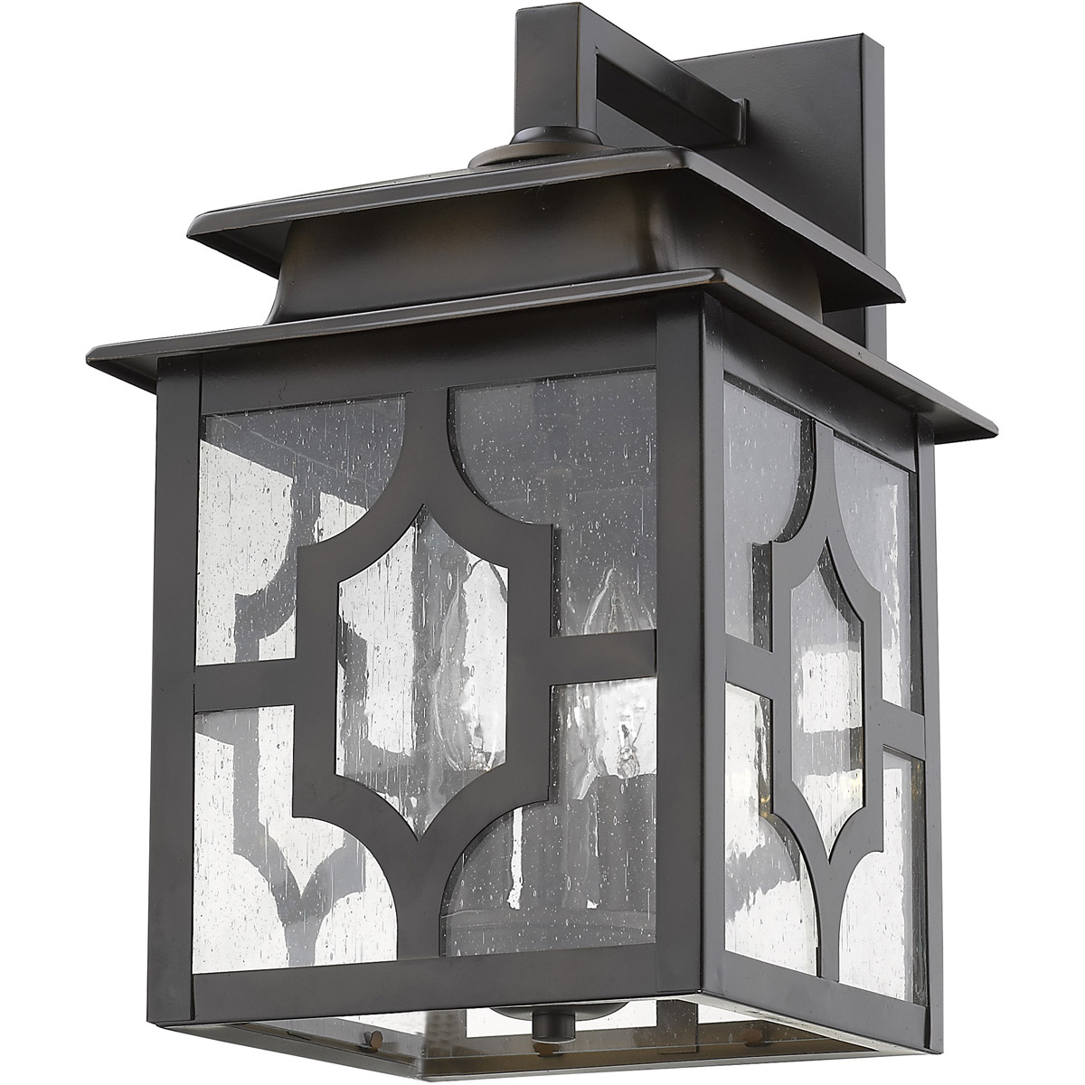 Calvert 3 Light 15 inch Oil-Rubbed Bronze Exterior Wall Mount