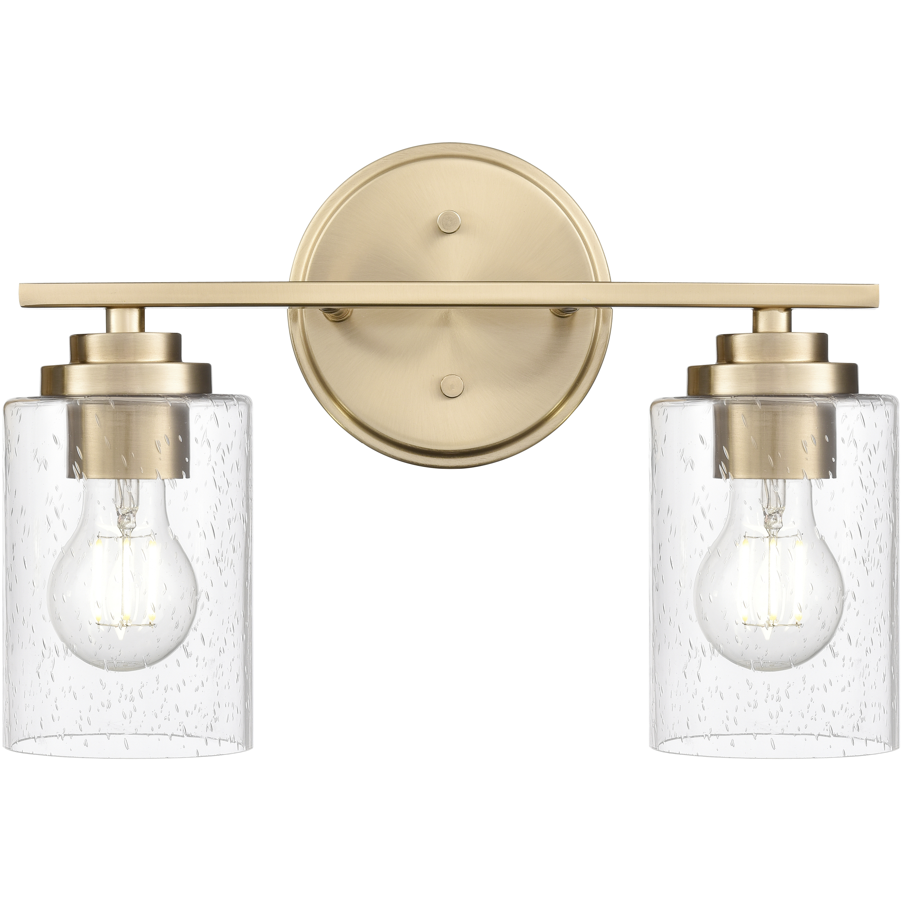 Moven 2 Light 14.25 inch Modern Gold Bathroom Vanity Light Wall Light