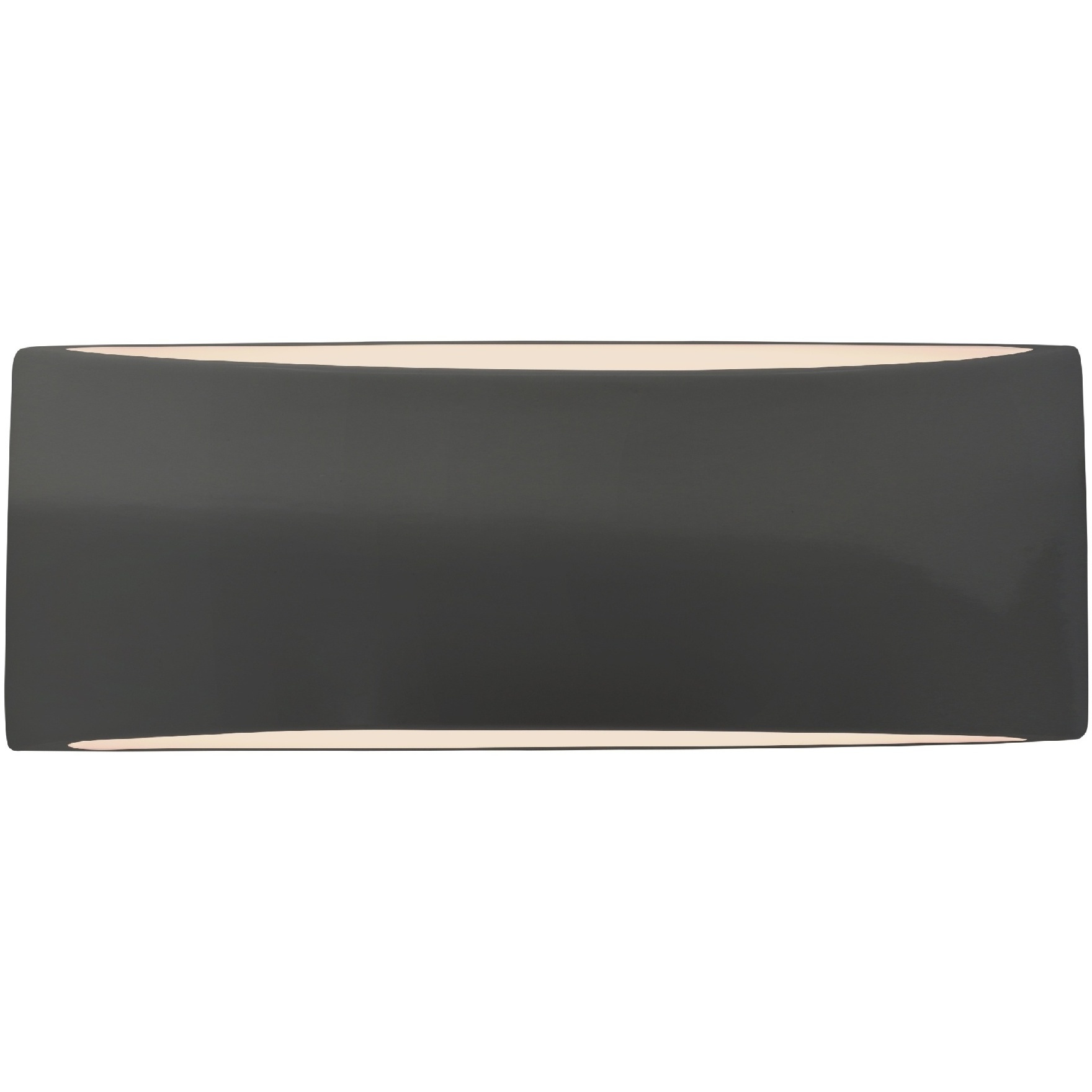 Ambiance LED 13 inch Gloss Grey ADA Wall Sconce Wall Light