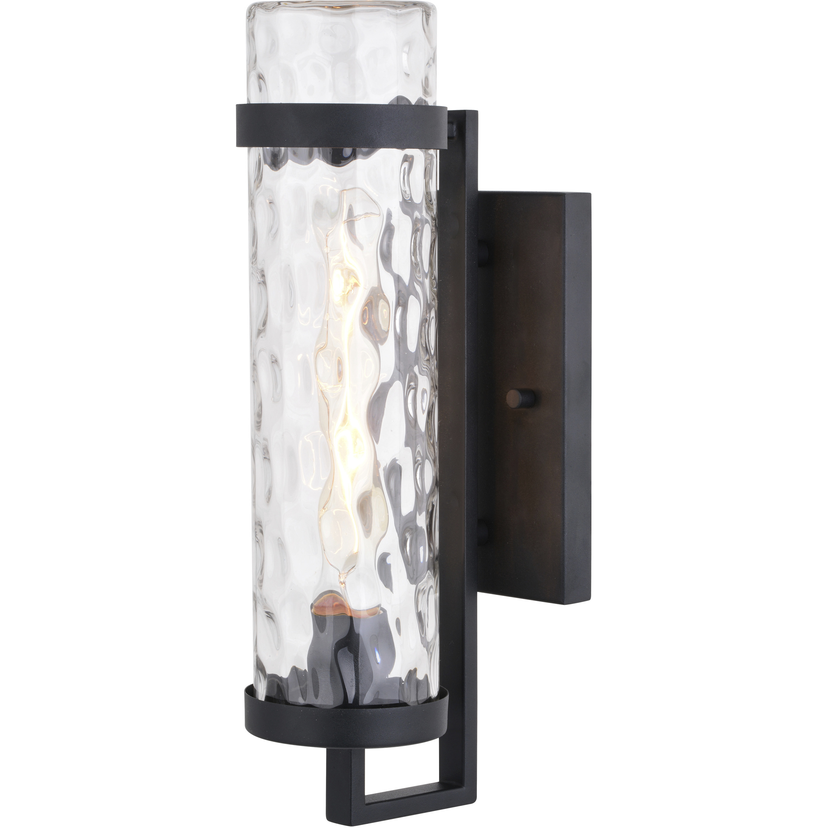 Seymour 1 Light 15.5 inch Textured Black Outdoor Wall Lantern
