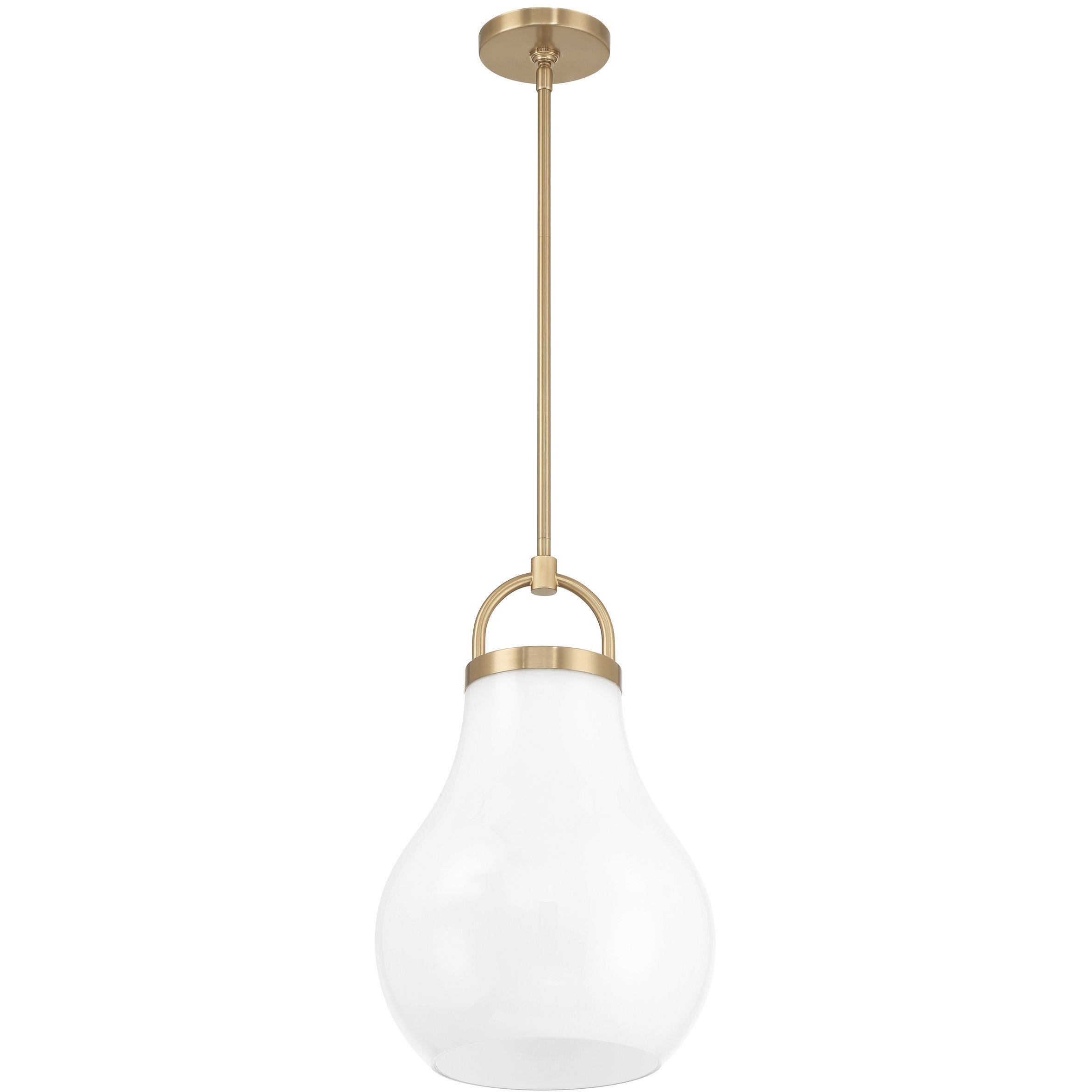 Mansfield 1 Light 12 inch Champagne Gold Pendant Ceiling Light